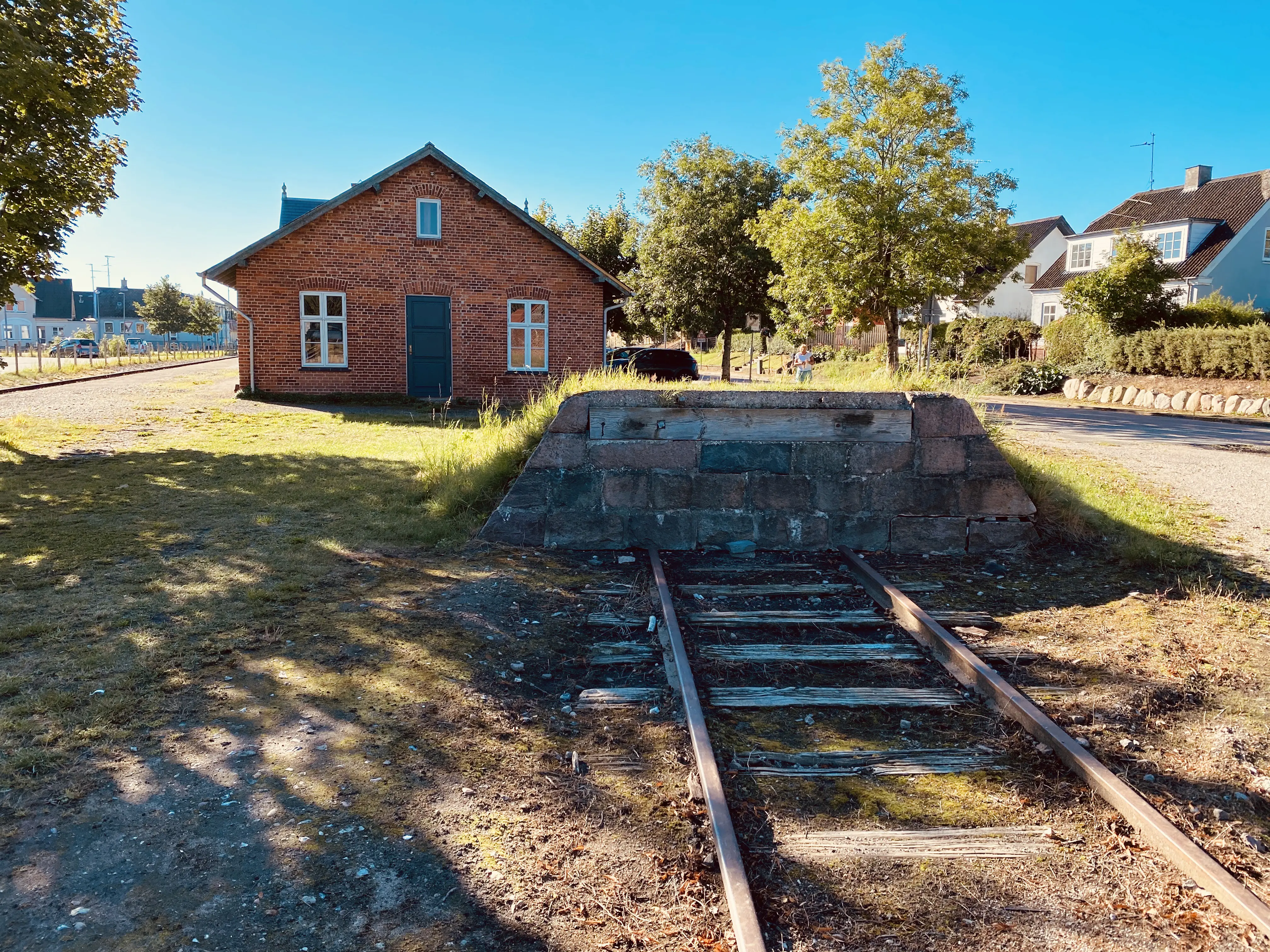 Billede af Korinth Stations læsserampe.