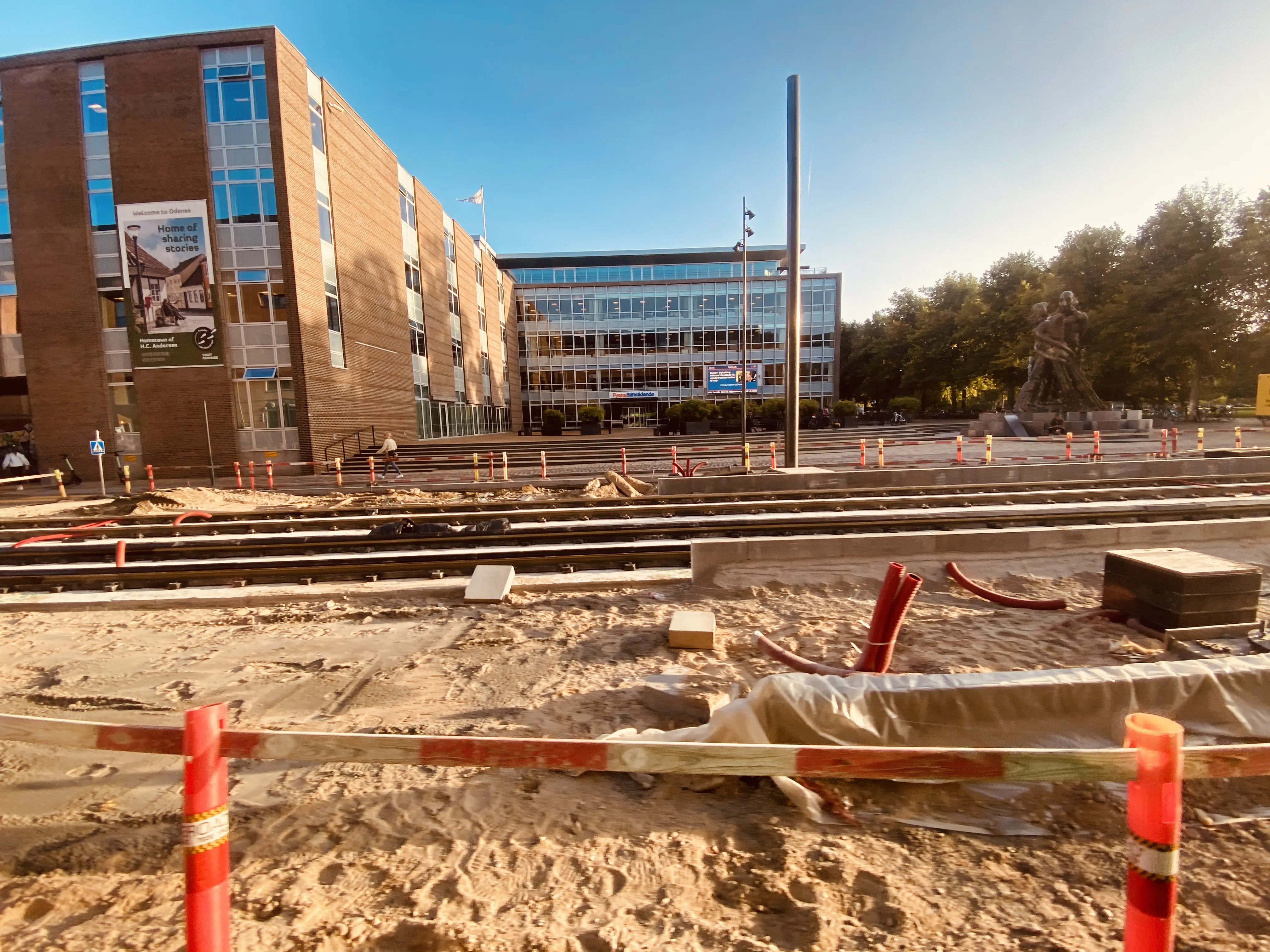 Billede af Odense Banegård Letbanestation. Billede af Odense Banegård Letbanestation.