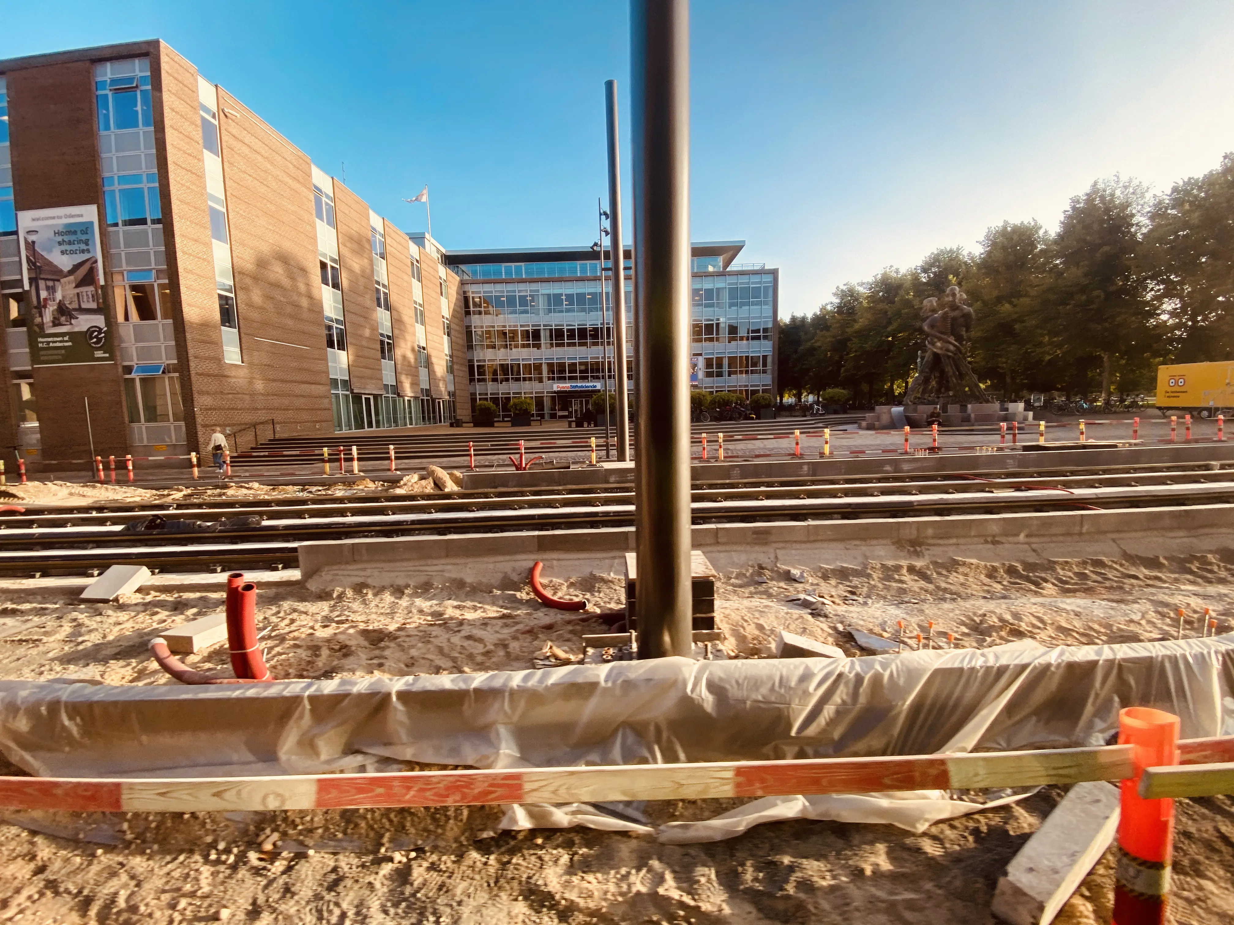 Billede af Odense Banegård Letbanestation. Billede af Odense Banegård Letbanestation.