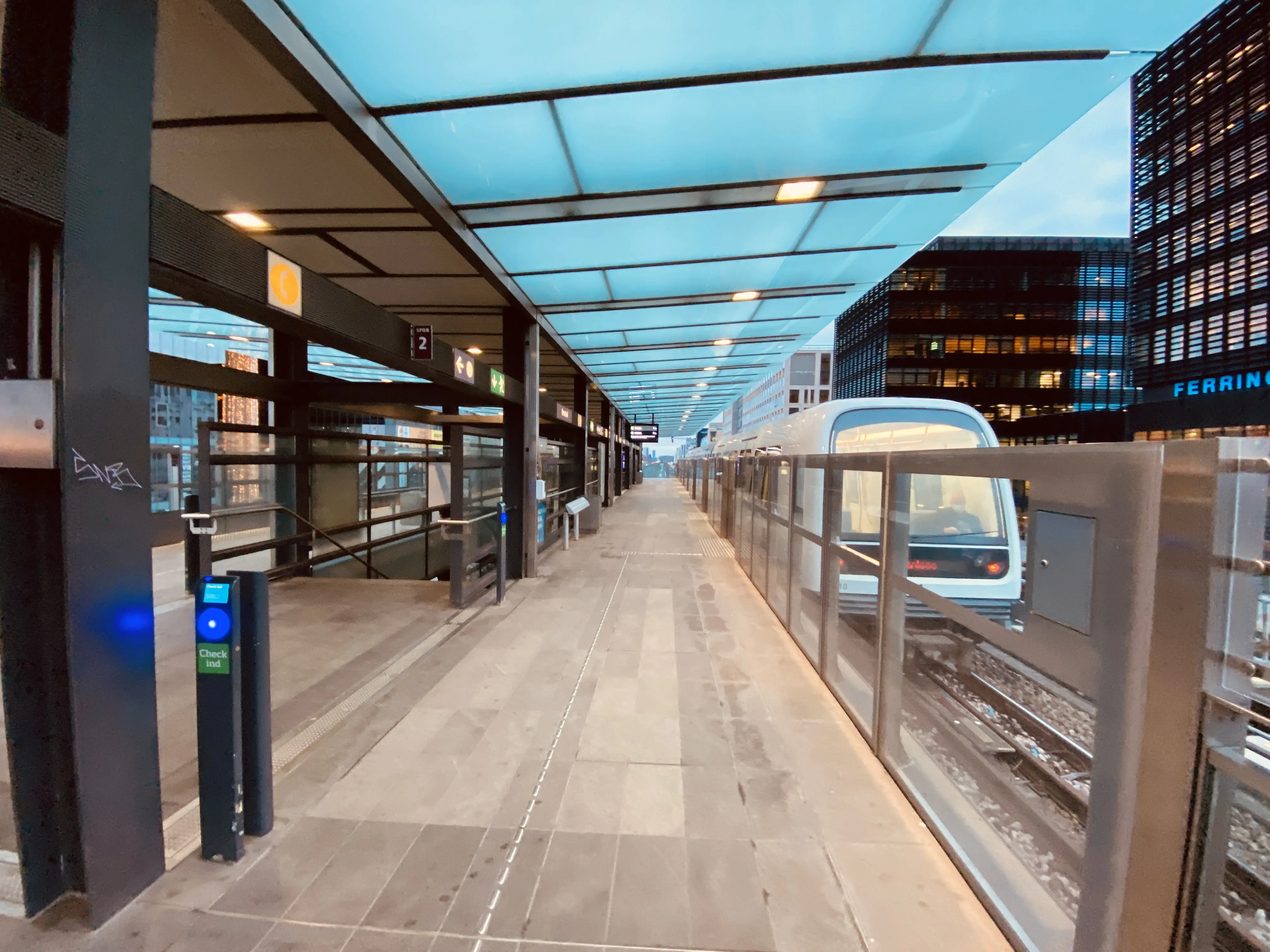 Billede af Ørestad Metrostation. Billede af Ørestad Metrostation.