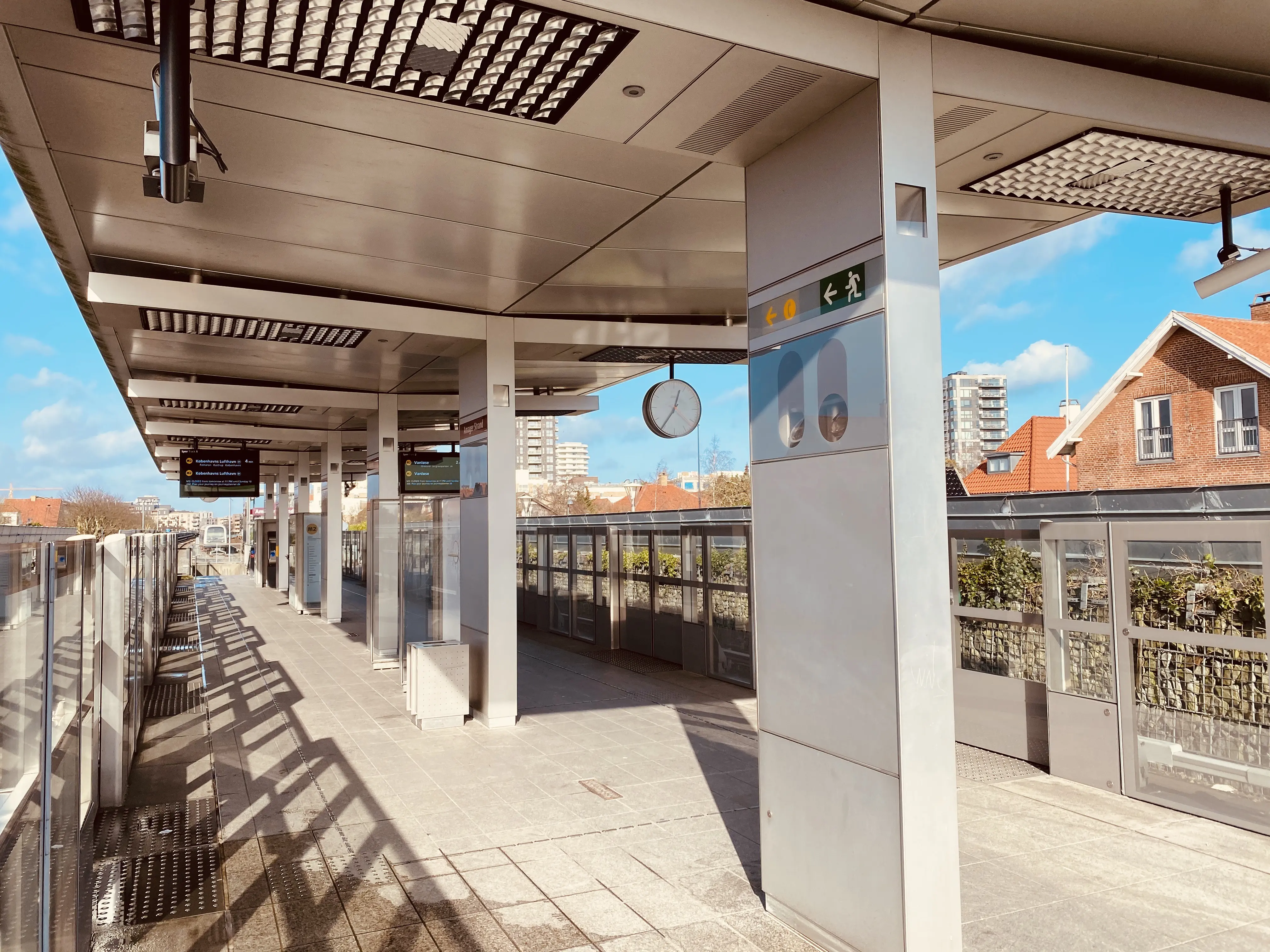 Billede af Amager Strand Metrostation.