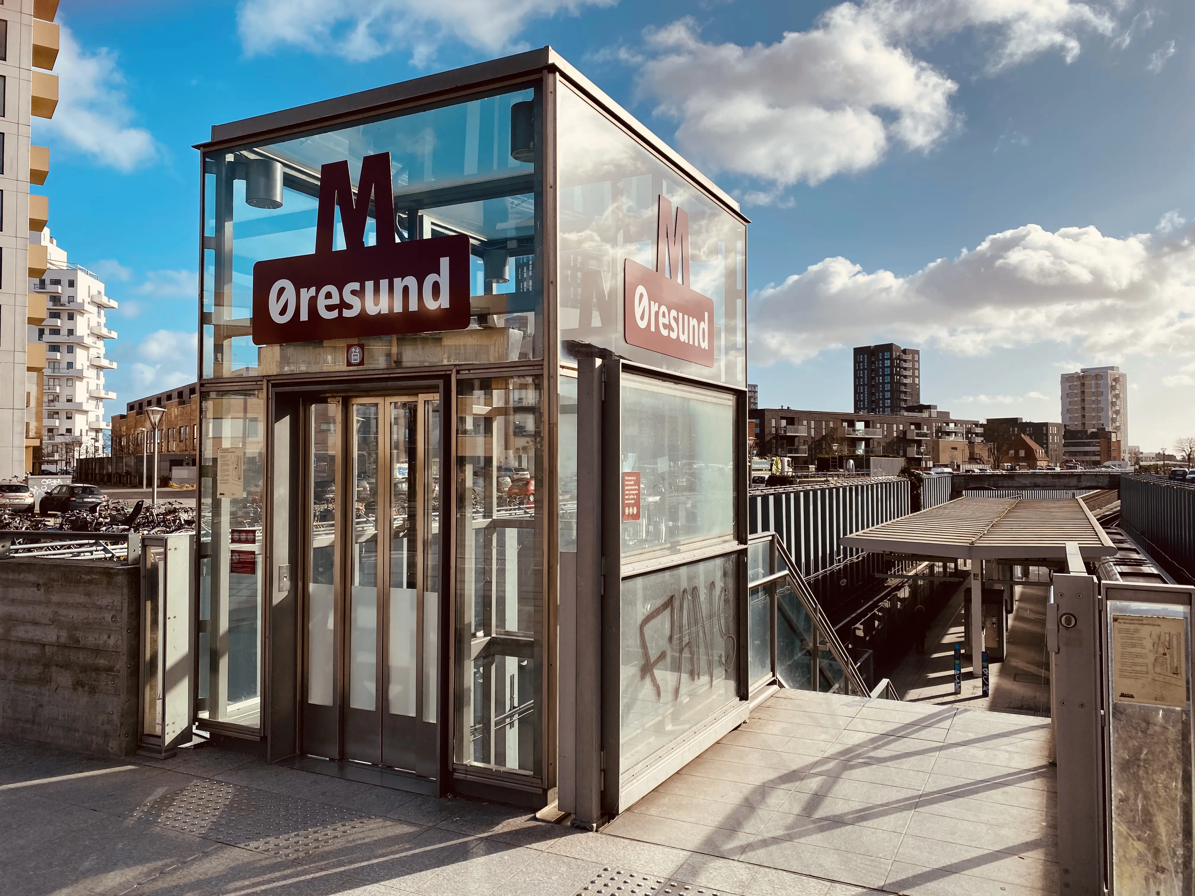 Billede af Øresund Metrostation.