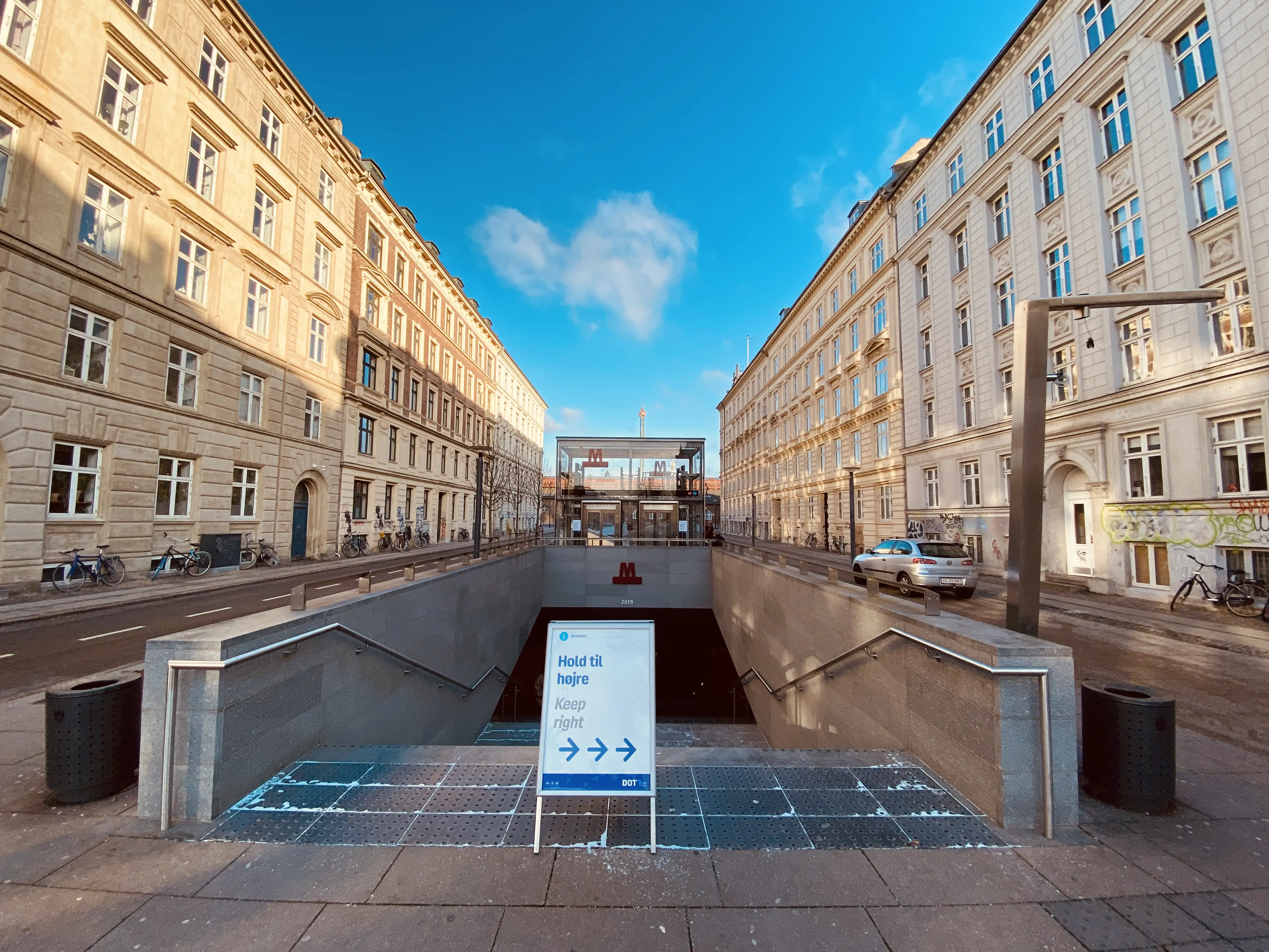 Billede af København H Metrostation.