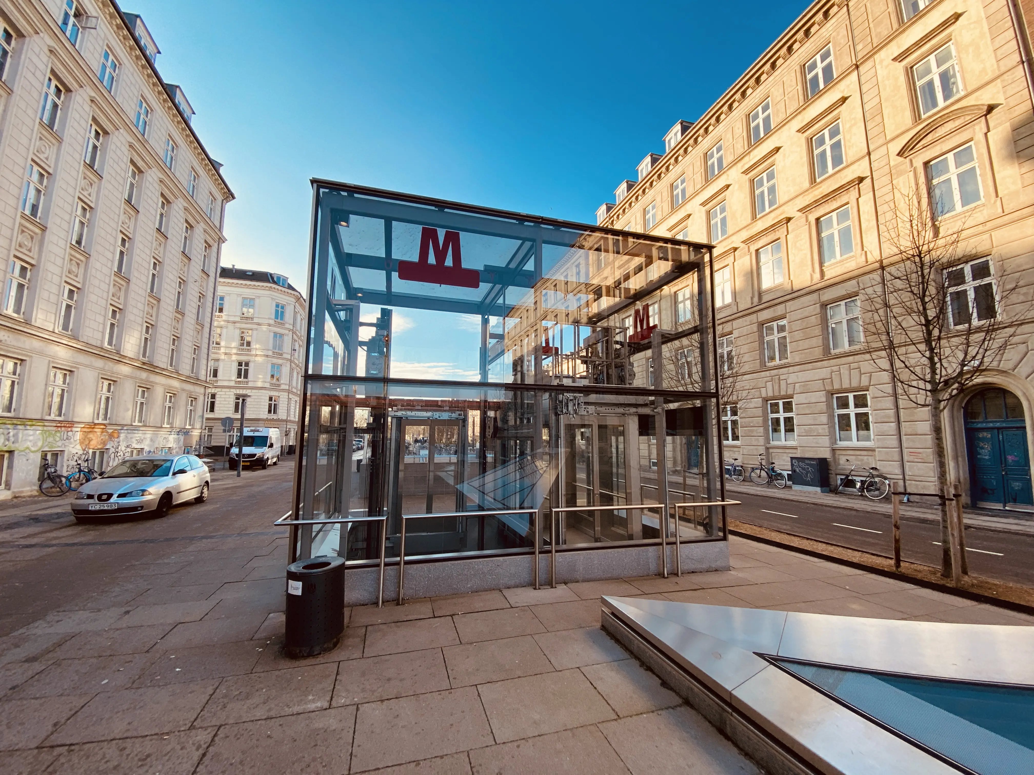 Billede af København H Metrostation.