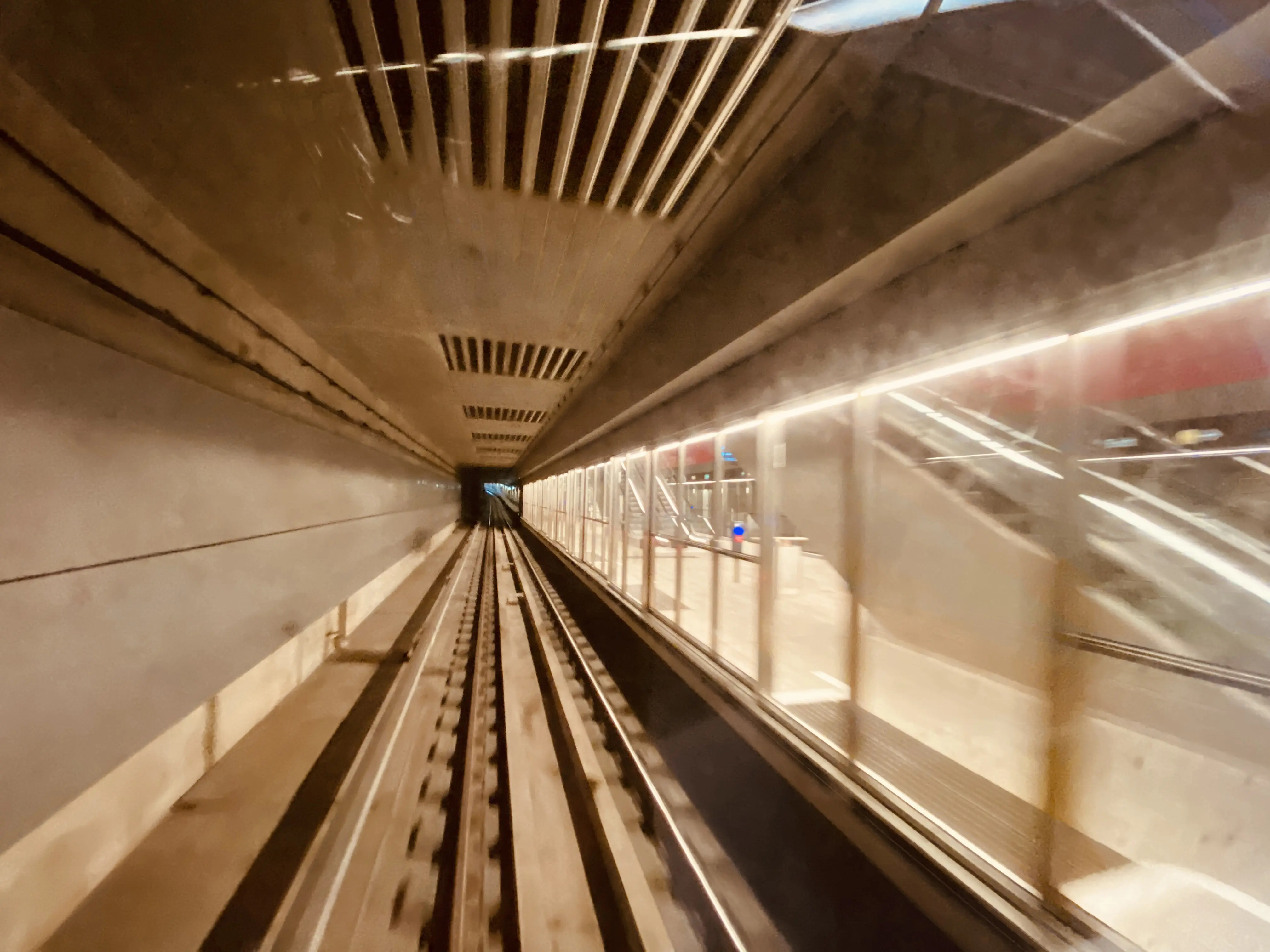 Billede af Nordhavn Metrostation.