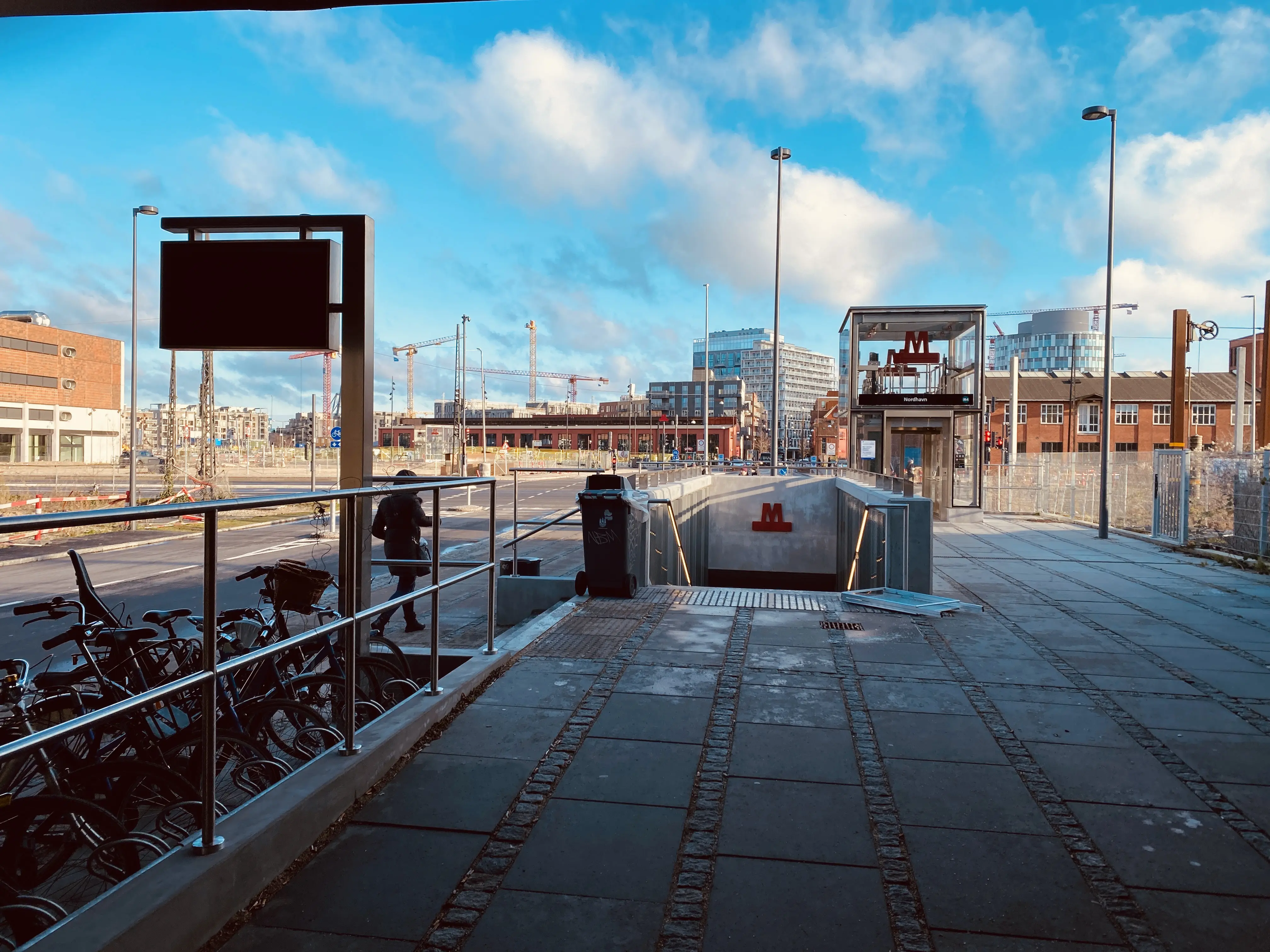 Billede af Nordhavn Metrostation. Billede af Nordhavn Metrostation.