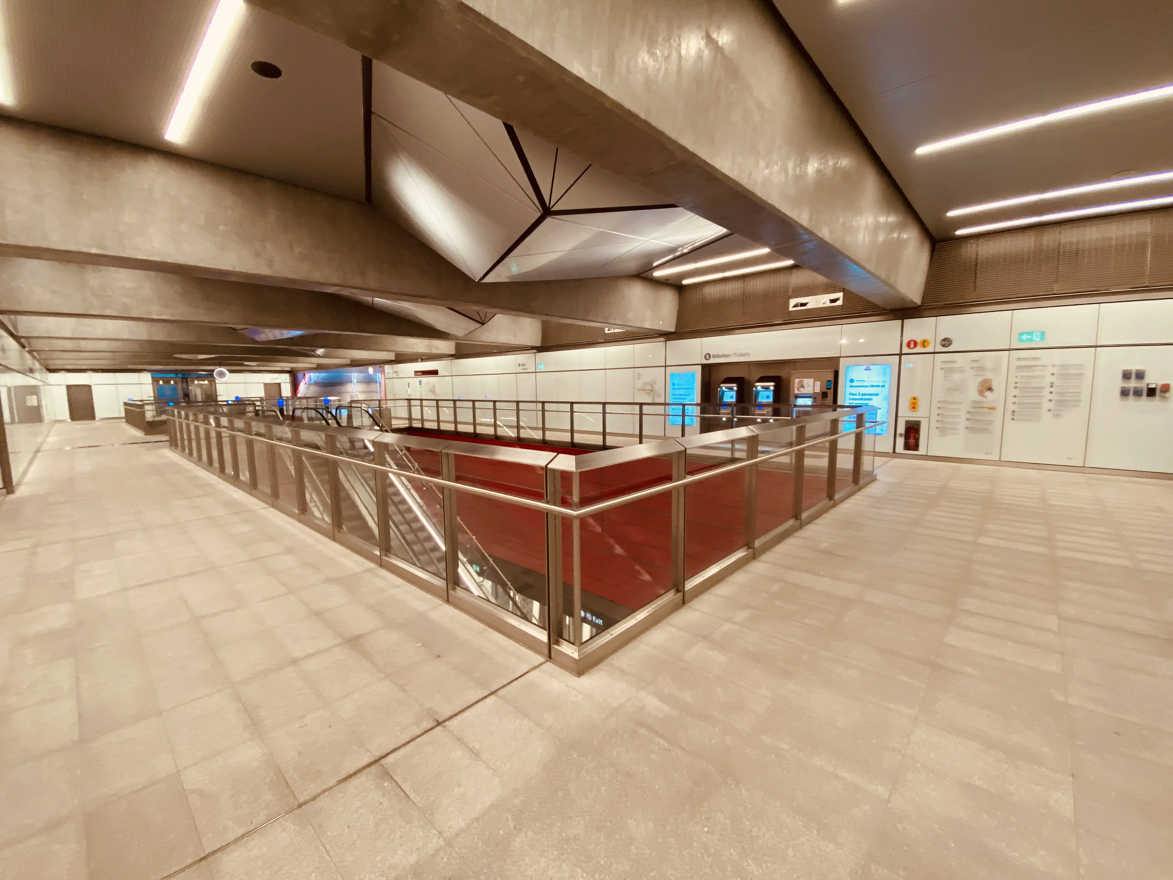 Billede af Nordhavn Metrostation. Billede af Nordhavn Metrostation.