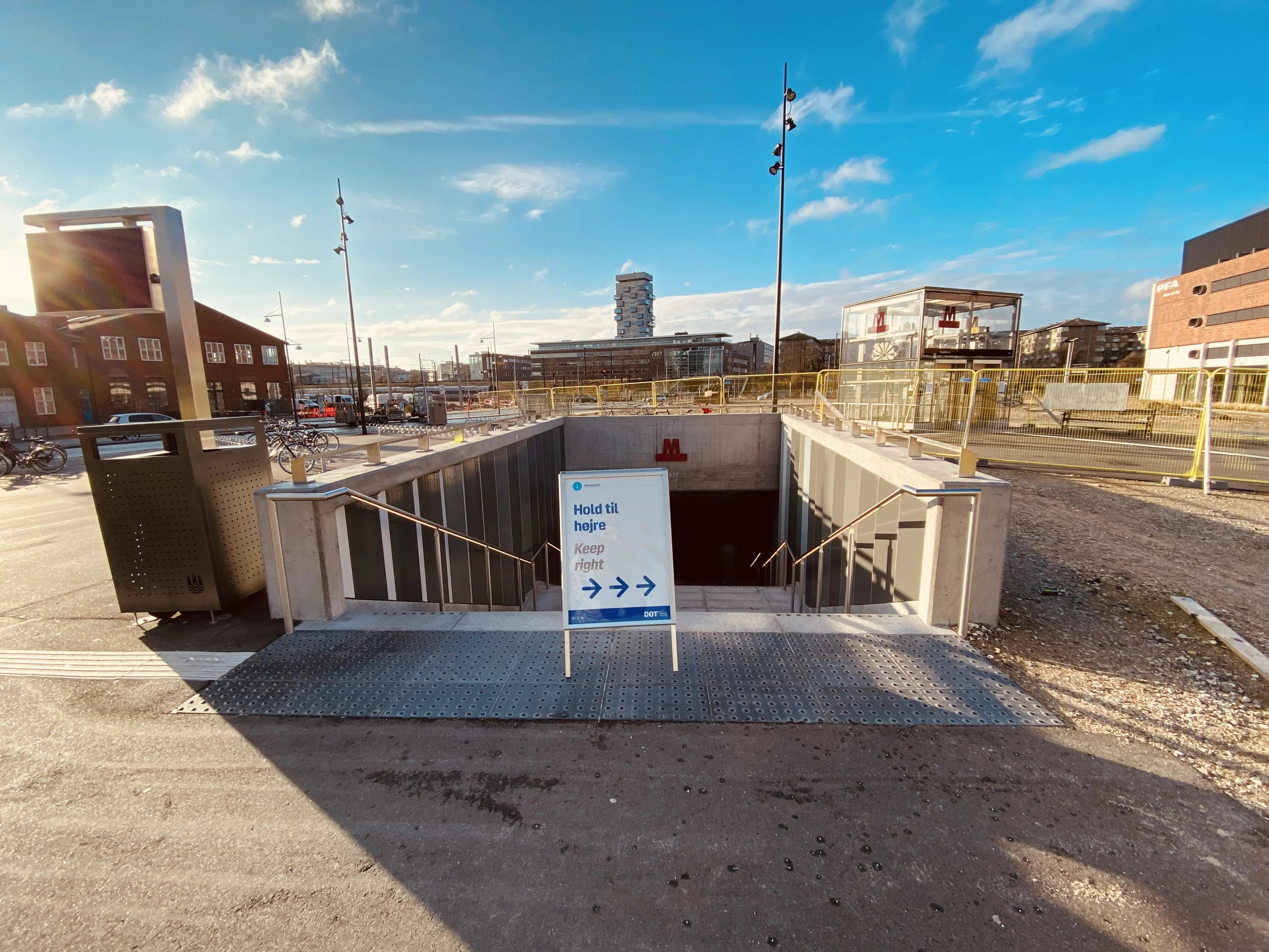Billede af Nordhavn Metrostation. Billede af Nordhavn Metrostation.