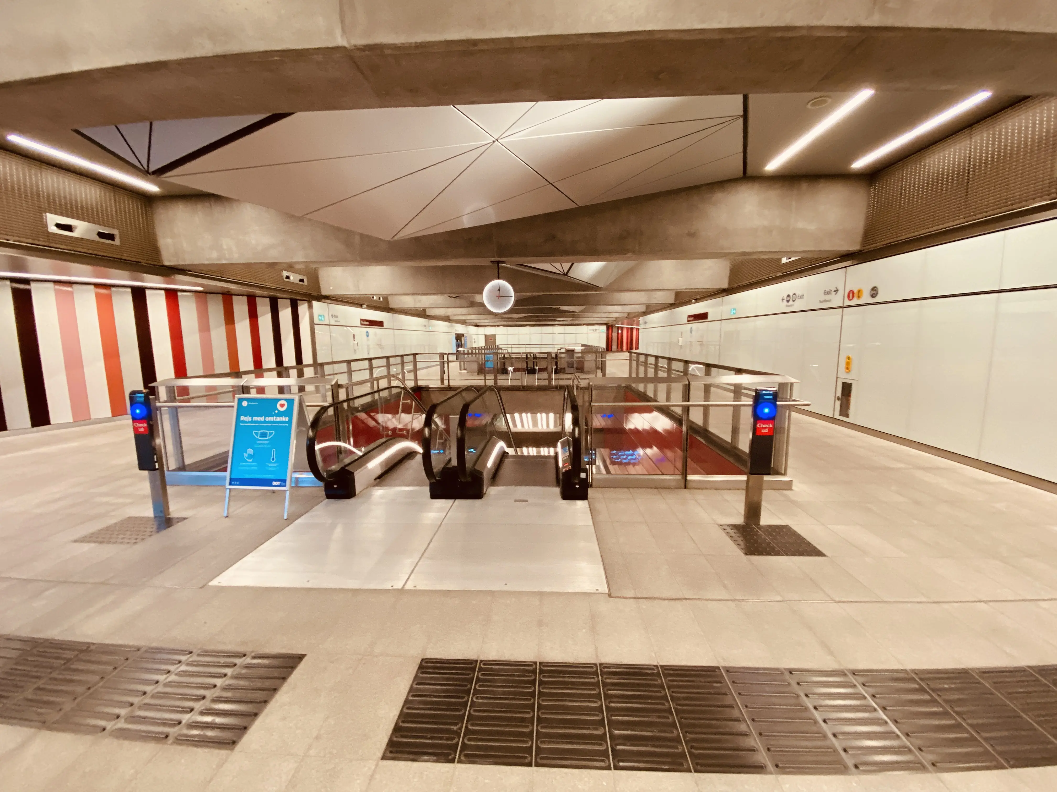 Billede af Nordhavn Metrostation.