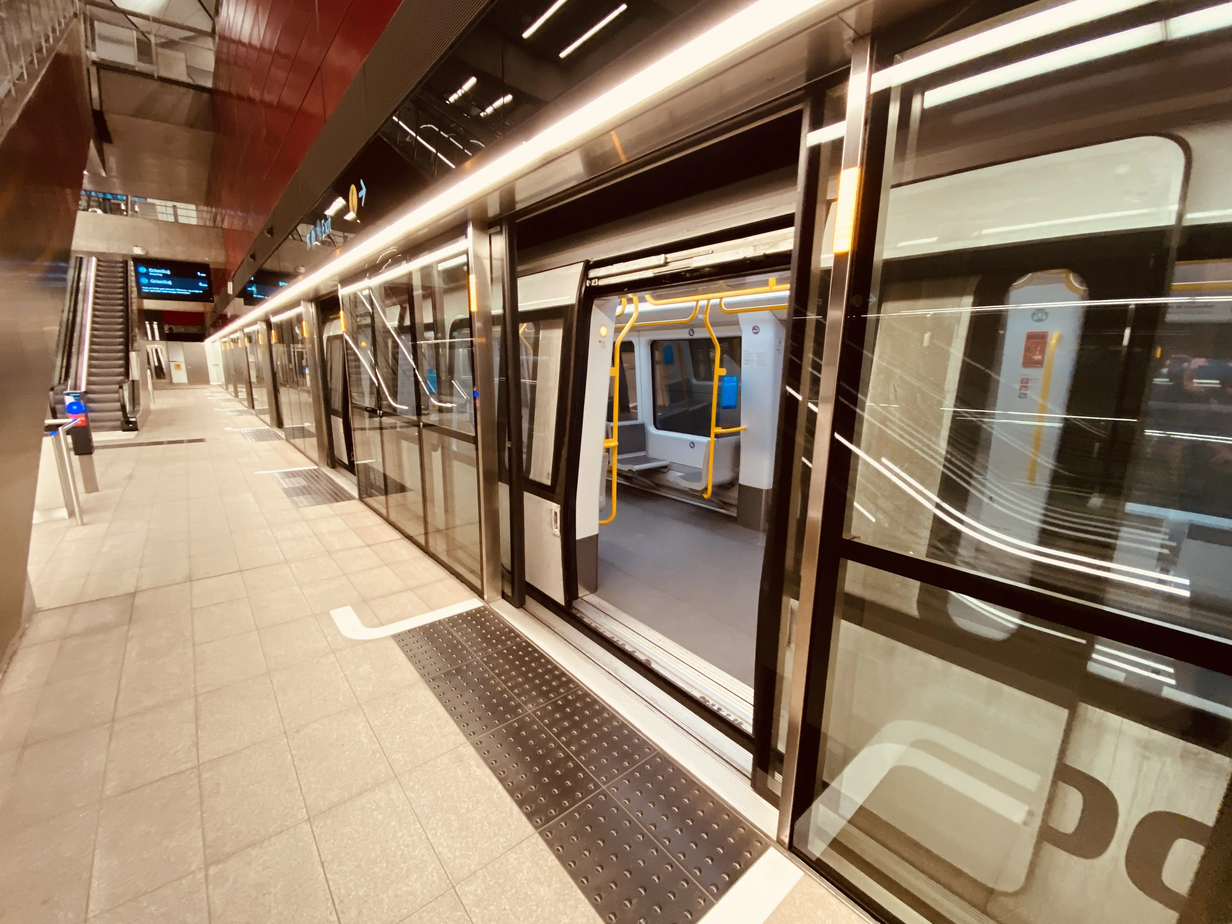 Billede af Nordhavn Metrostation. Billede af Nordhavn Metrostation.