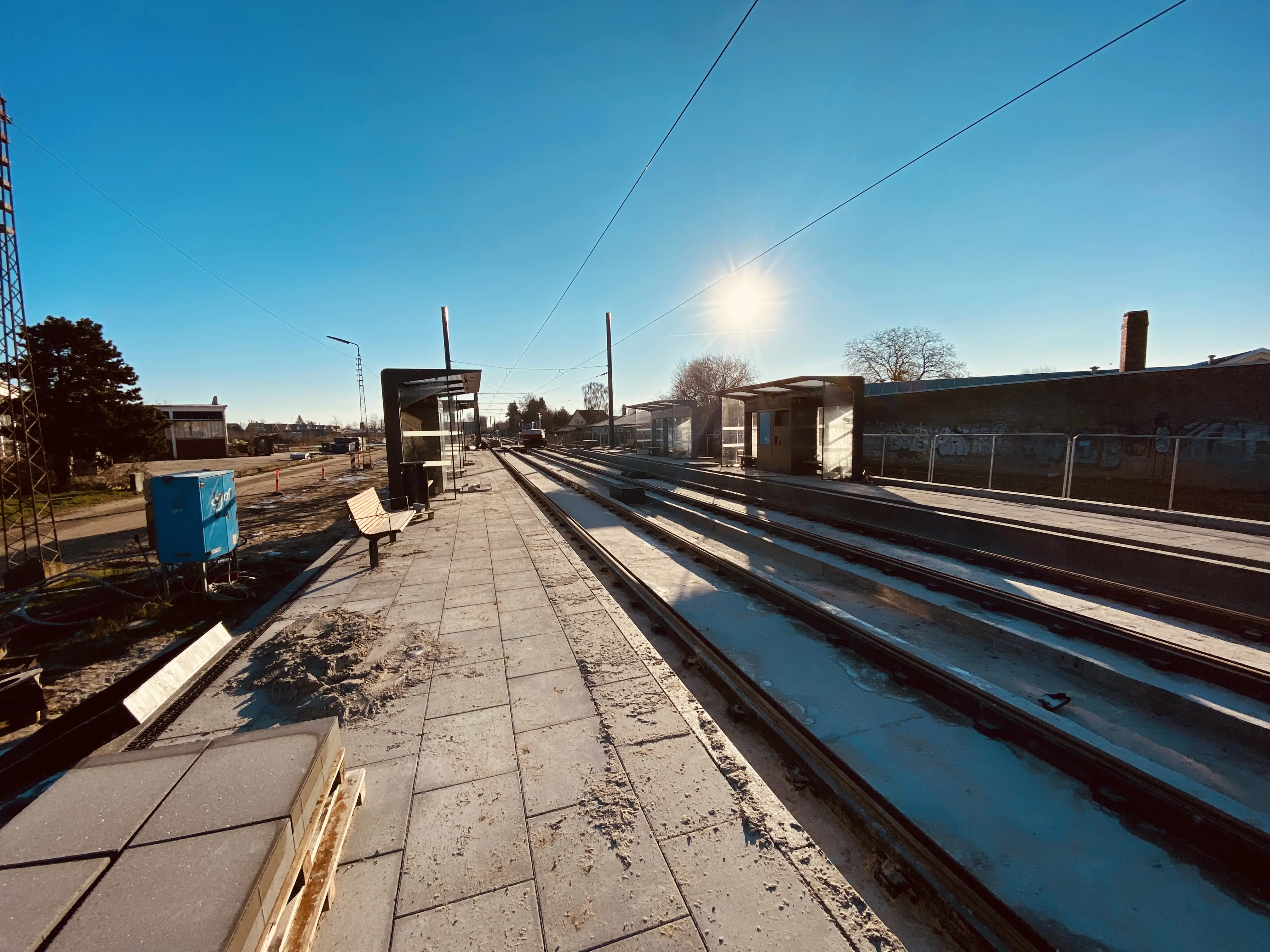 Billede af Hjallese Letbanestation. Billede af Hjallese Letbanestation.