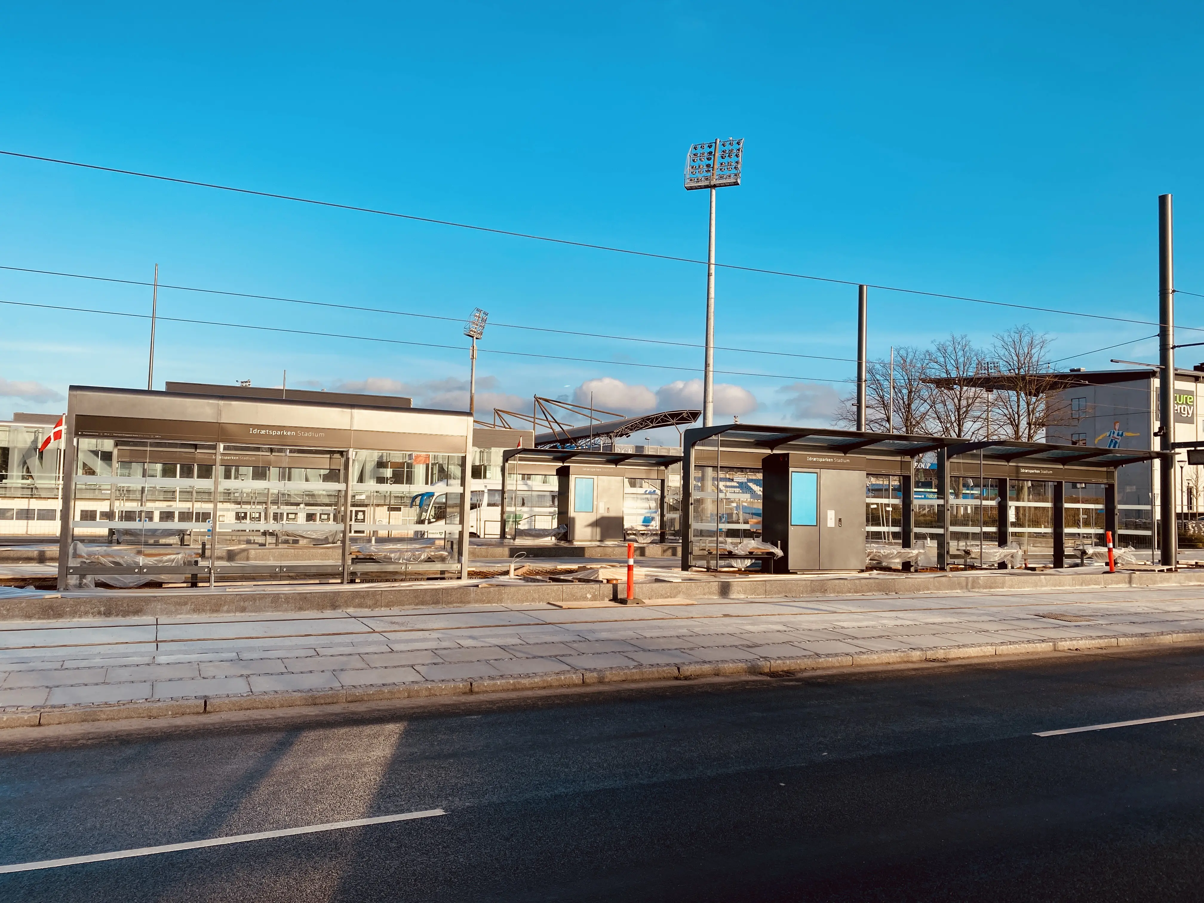 Billede af Idrætsparken Letbanestation. Billede af Idrætsparken Letbanestation.