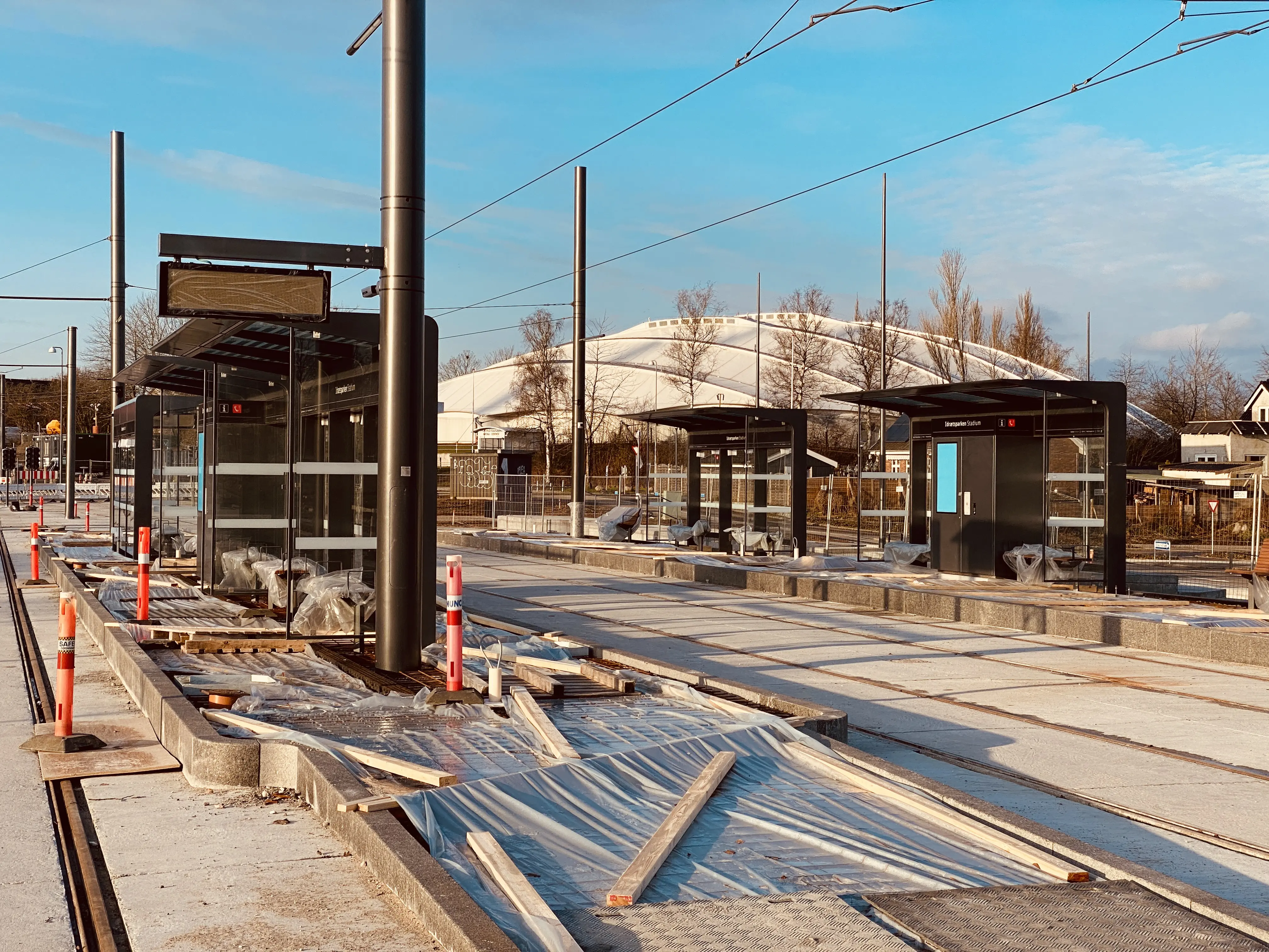 Billede af Idrætsparken Letbanestation. Billede af Idrætsparken Letbanestation.