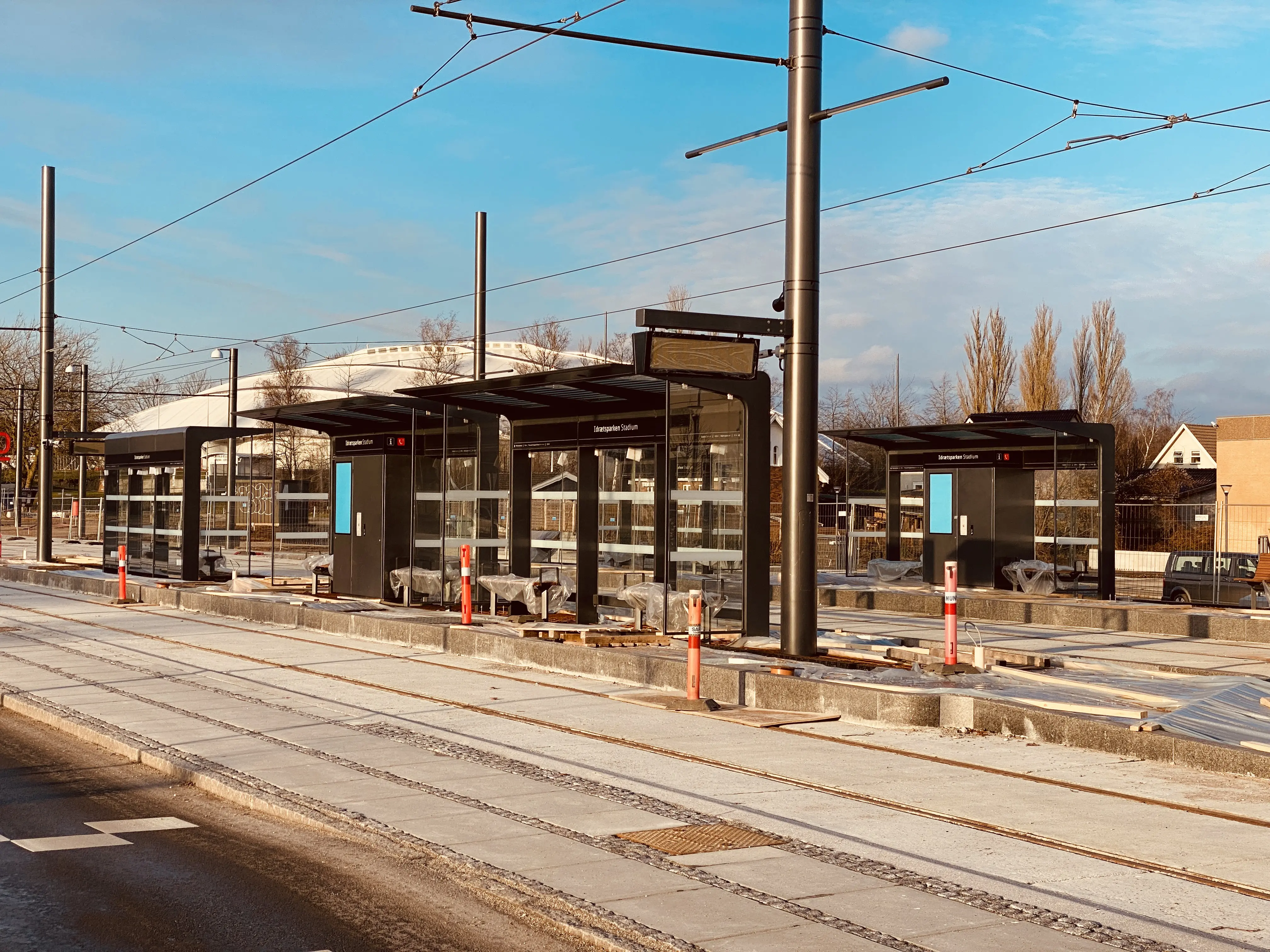 Billede af Idrætsparken Letbanestation. Billede af Idrætsparken Letbanestation.