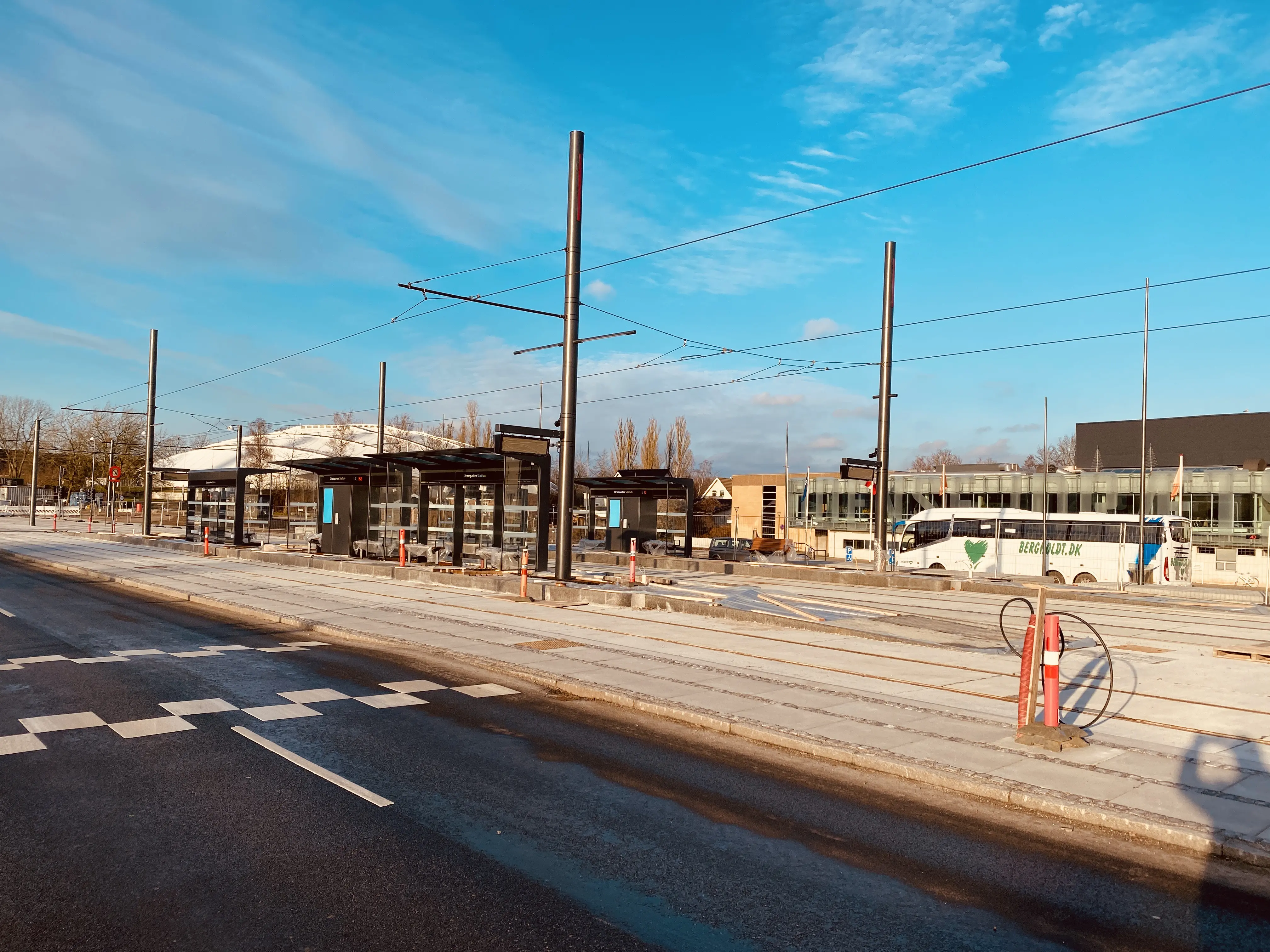 Billede af Idrætsparken Letbanestation. Billede af Idrætsparken Letbanestation.