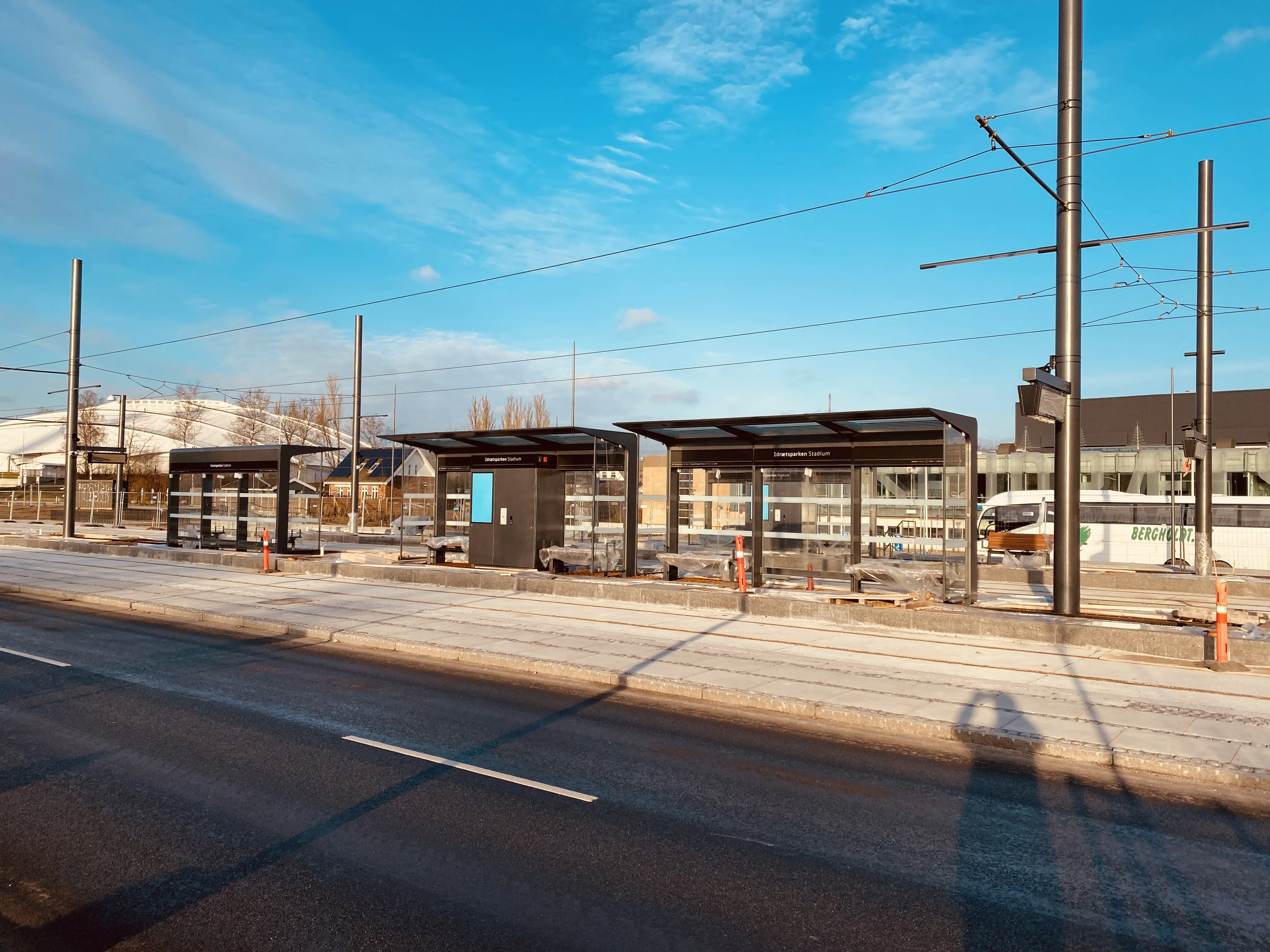 Billede af Idrætsparken Letbanestation. Billede af Idrætsparken Letbanestation.
