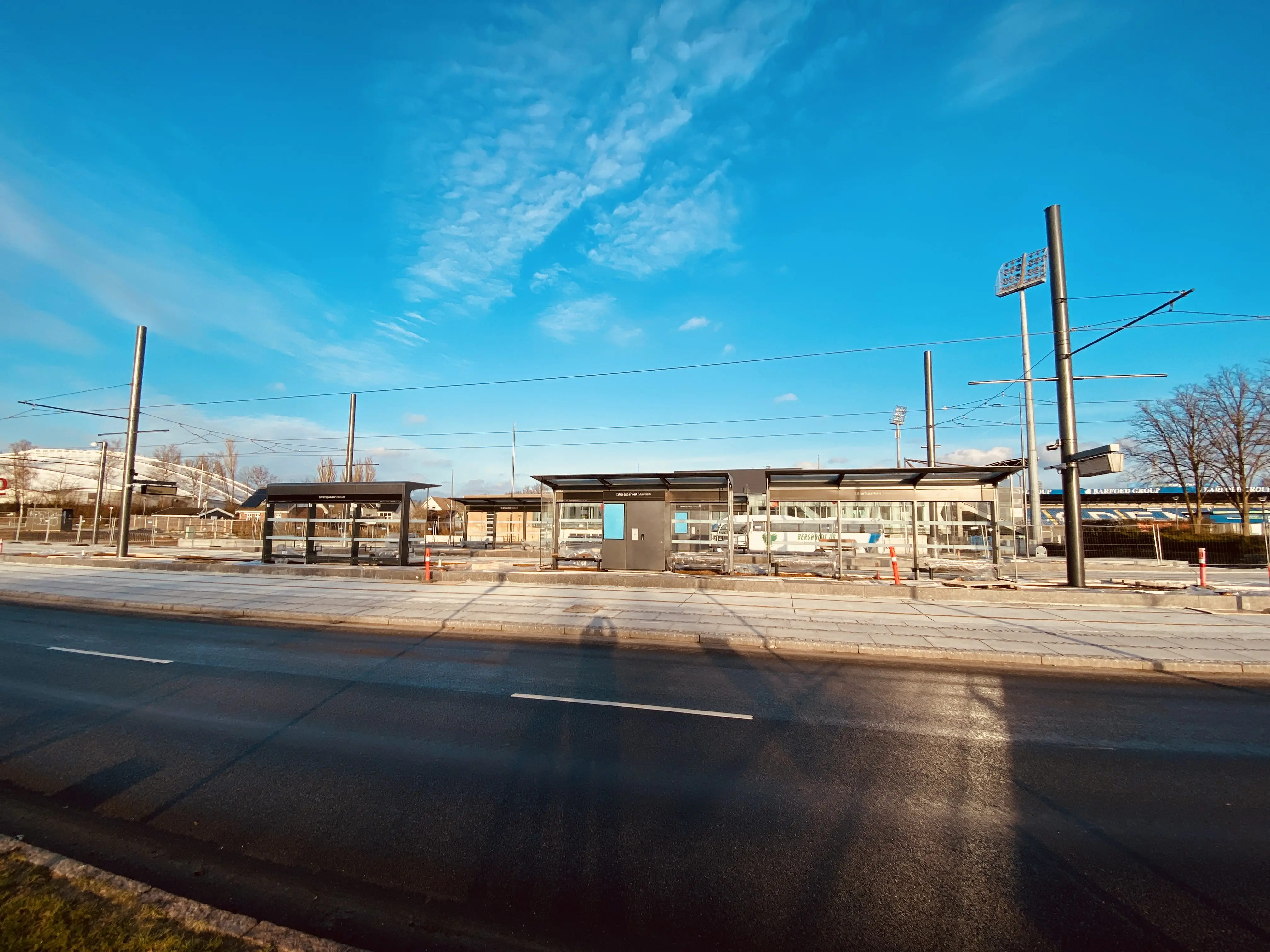Billede af Idrætsparken Letbanestation. Billede af Idrætsparken Letbanestation.