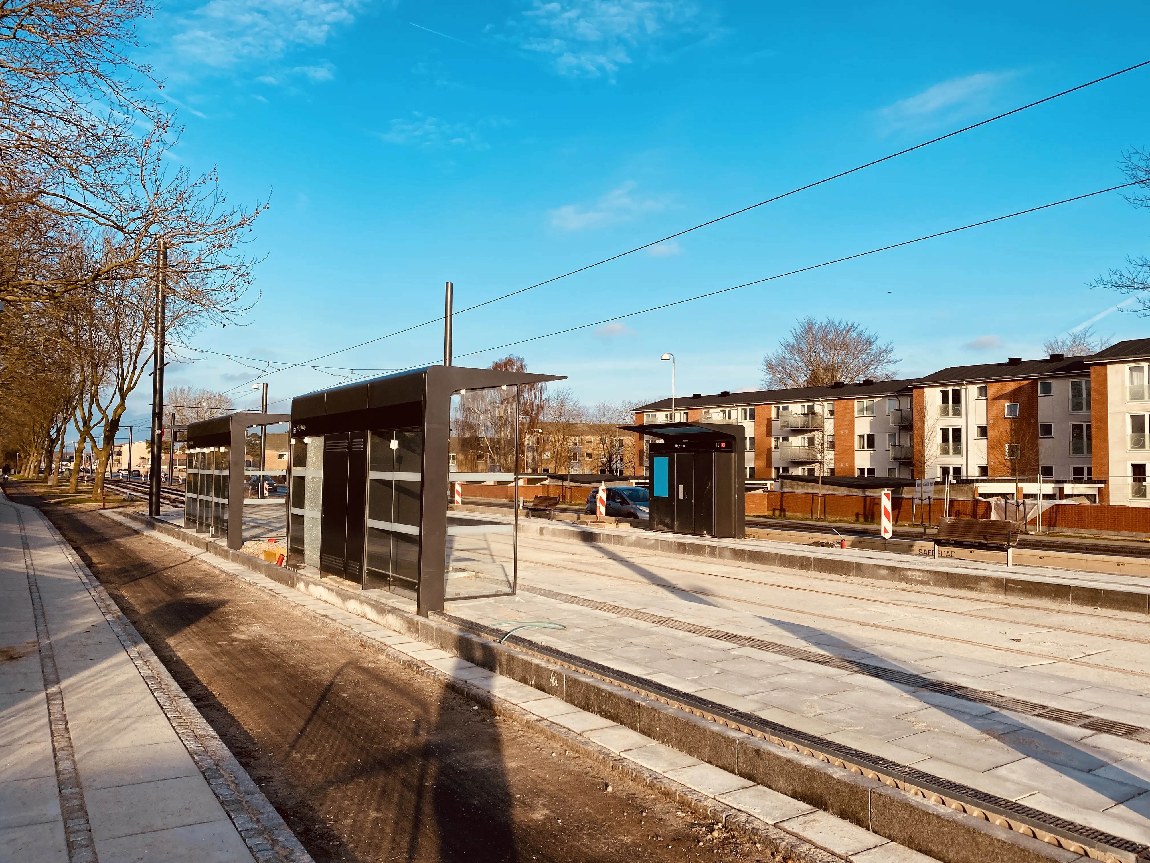 Billede af Højstrup Letbanestation. Billede af Højstrup Letbanestation.