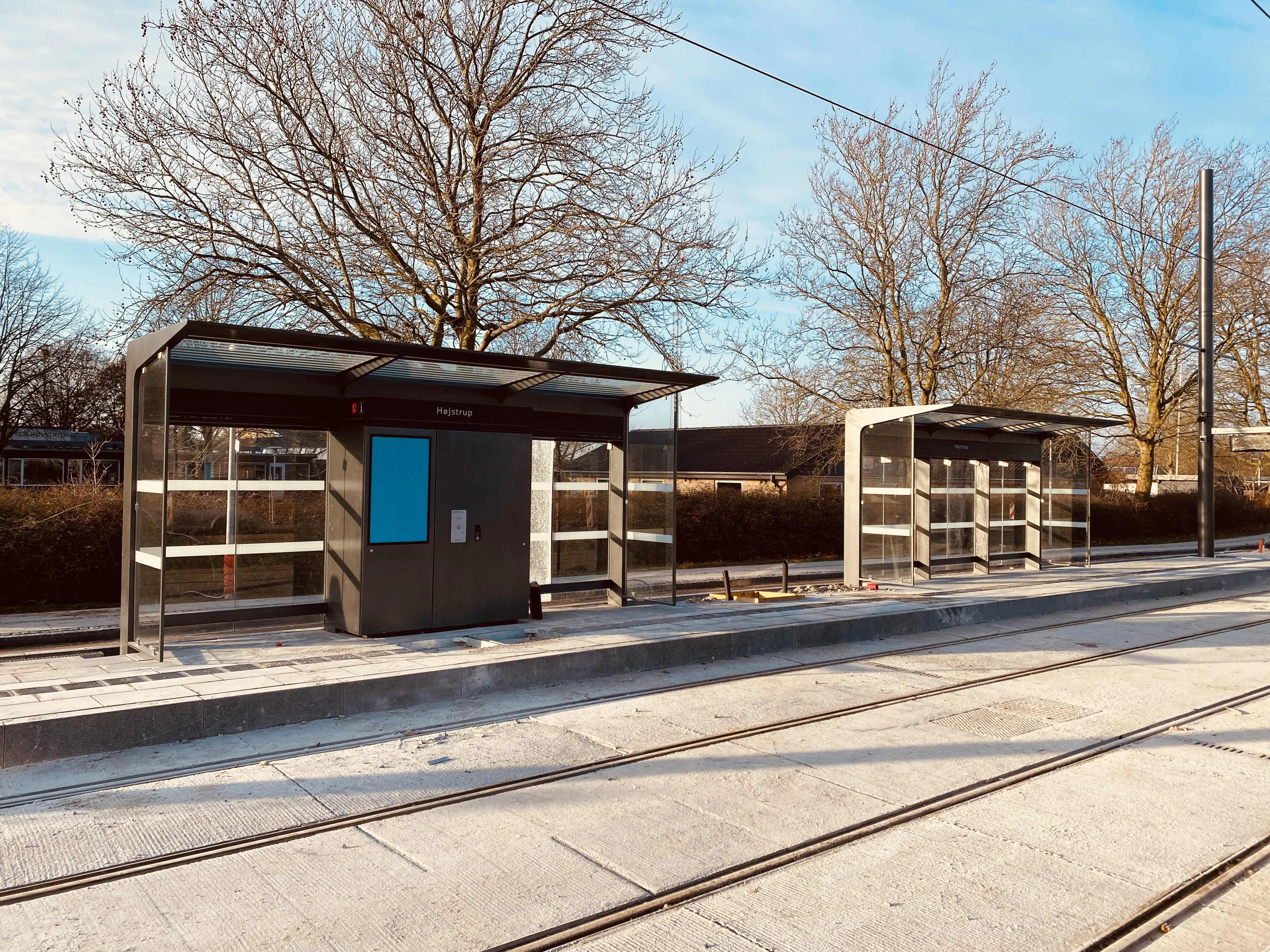 Billede af Højstrup Letbanestation. Billede af Højstrup Letbanestation.
