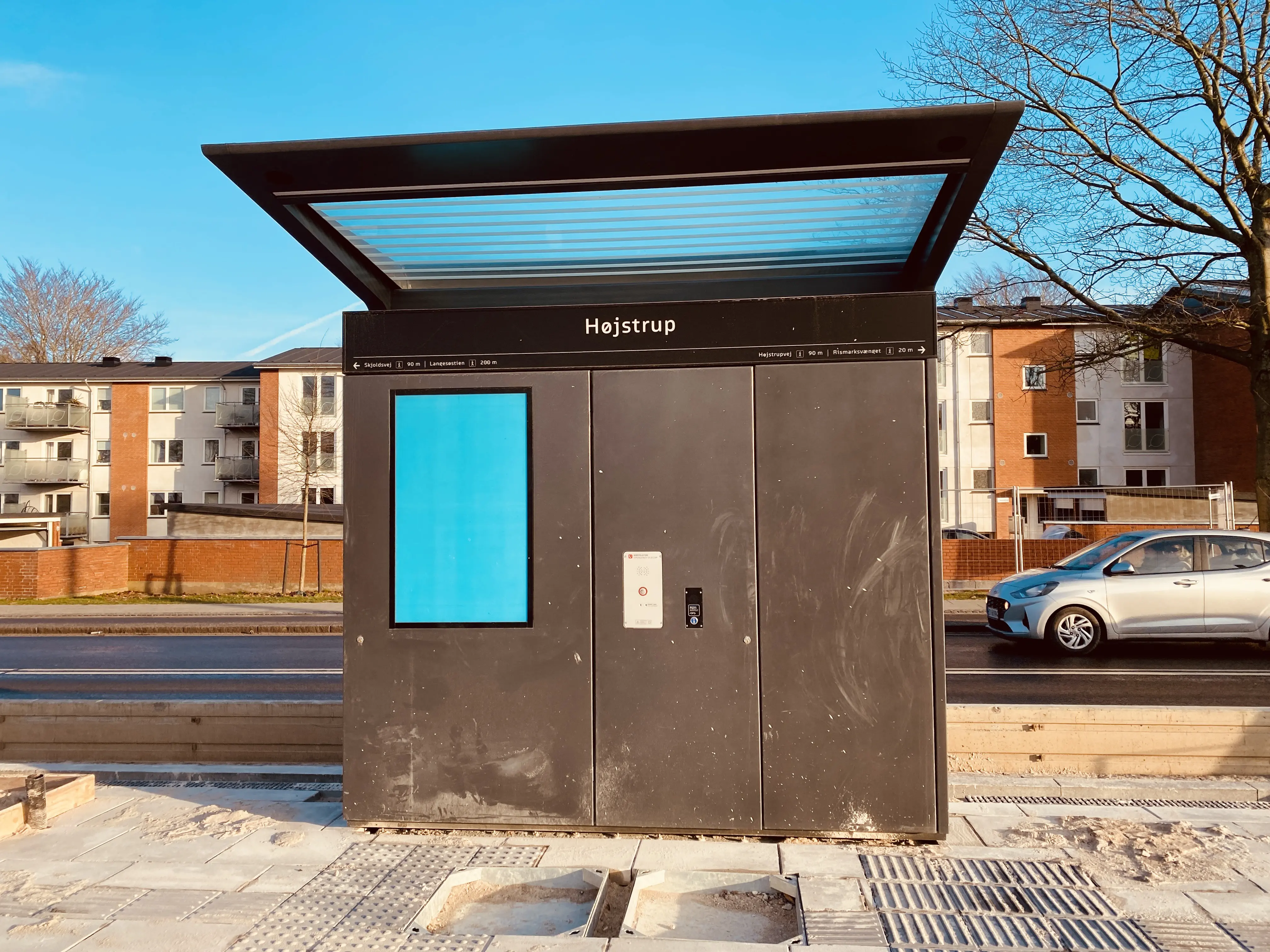 Billede af Højstrup Letbanestation. Billede af Højstrup Letbanestation.