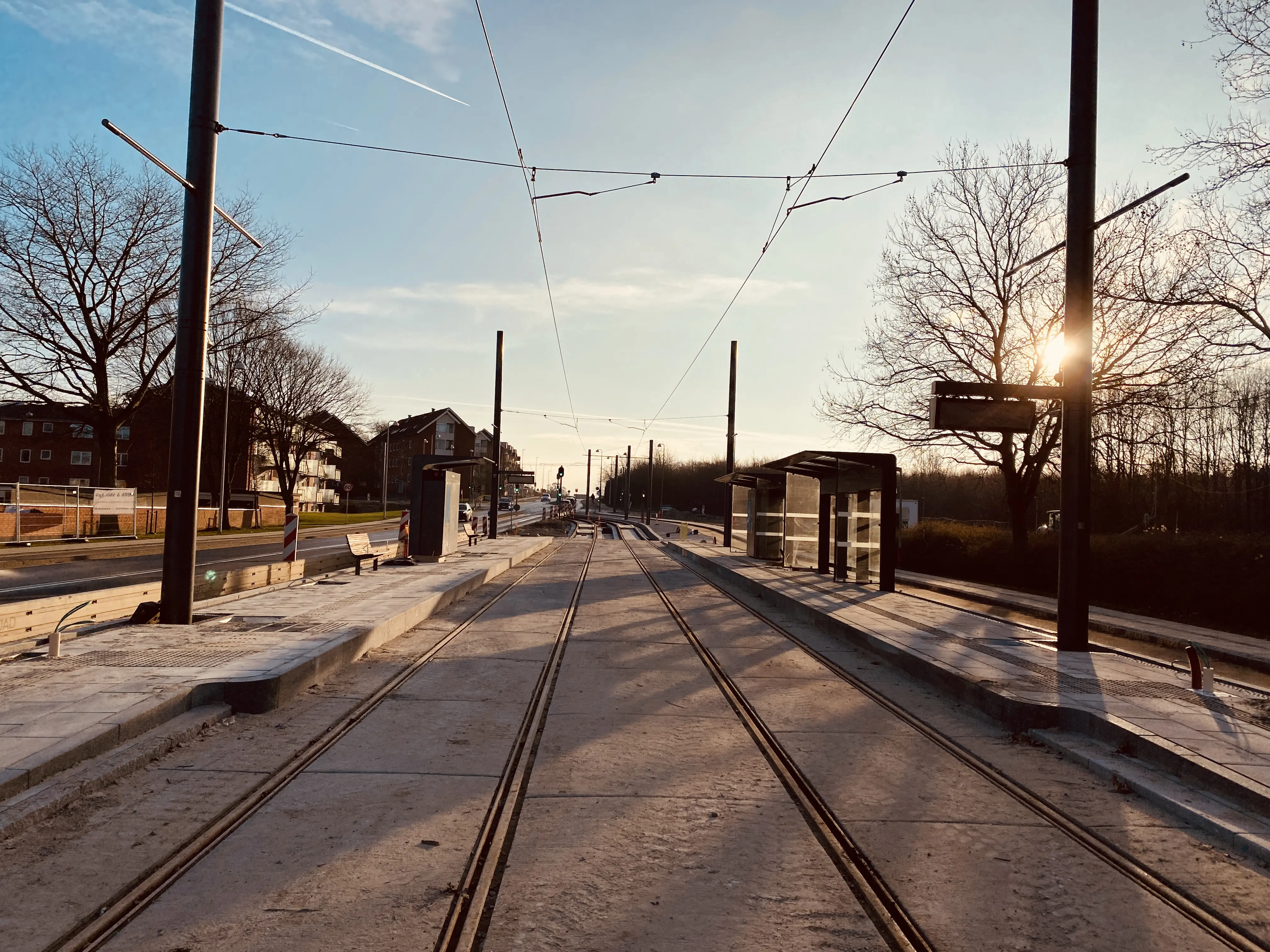 Billede af Højstrup Letbanestation. Billede af Højstrup Letbanestation.