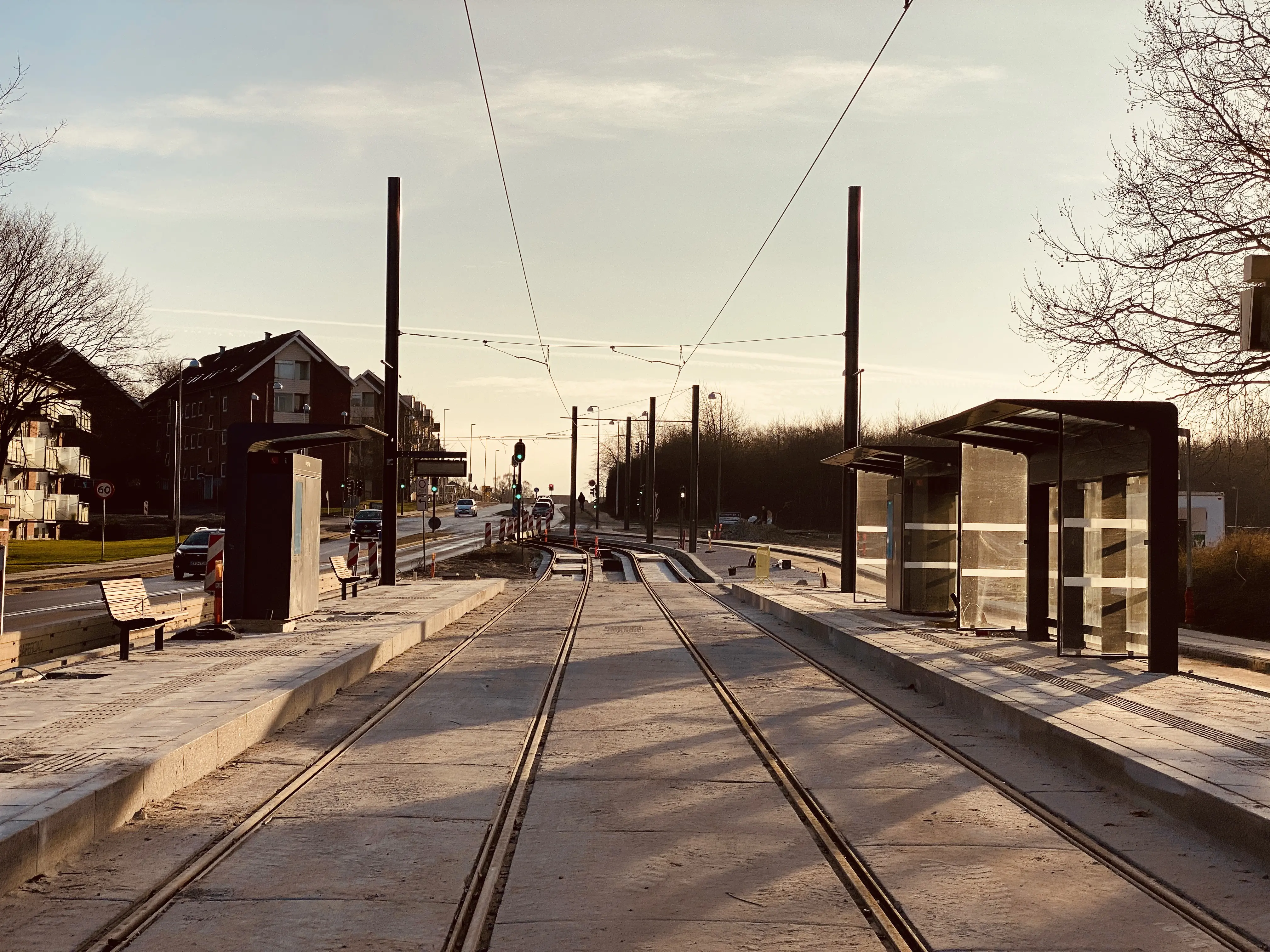 Billede af Højstrup Letbanestation. Billede af Højstrup Letbanestation.