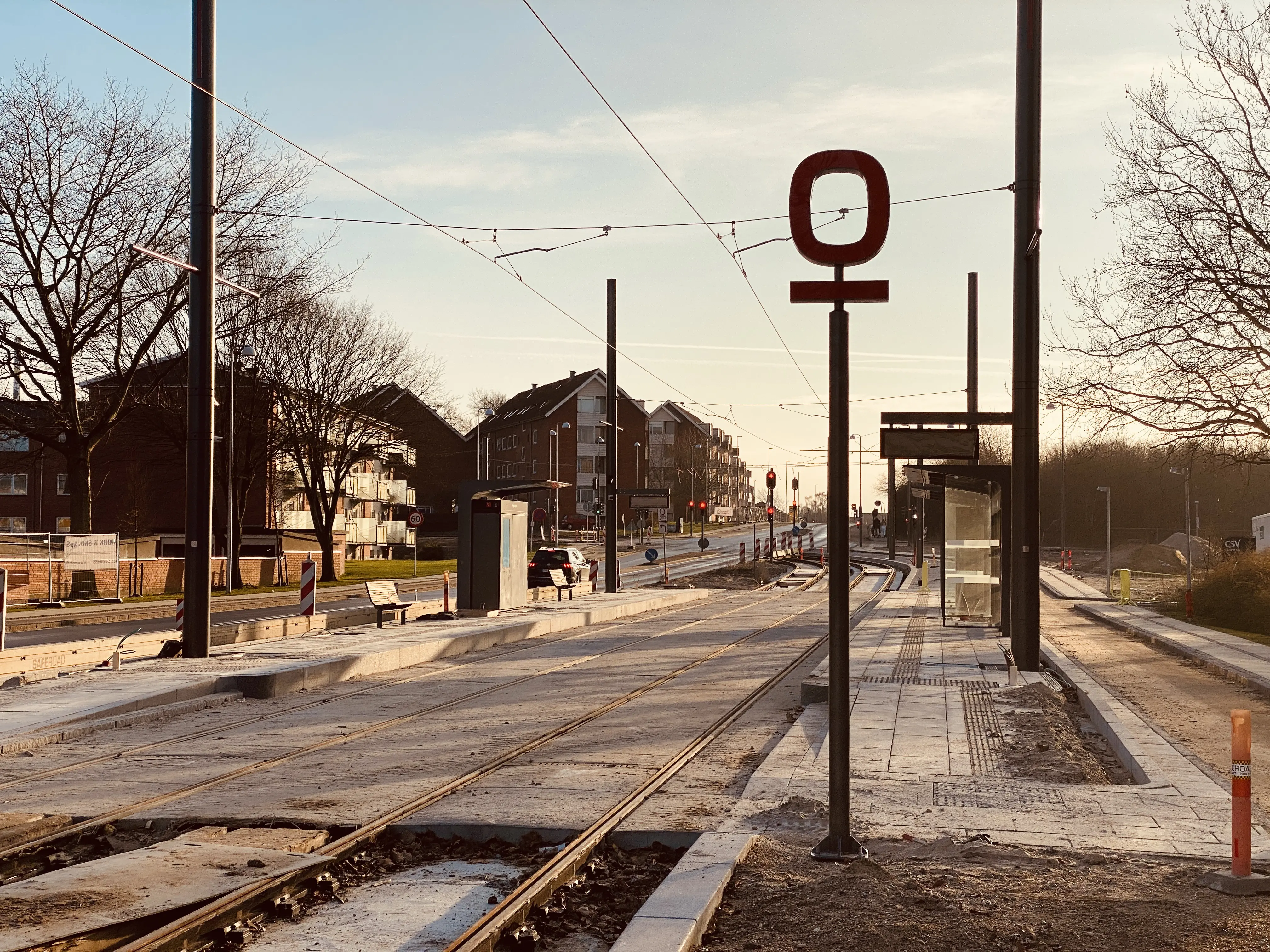 Billede af Højstrup Letbanestation. Billede af Højstrup Letbanestation.