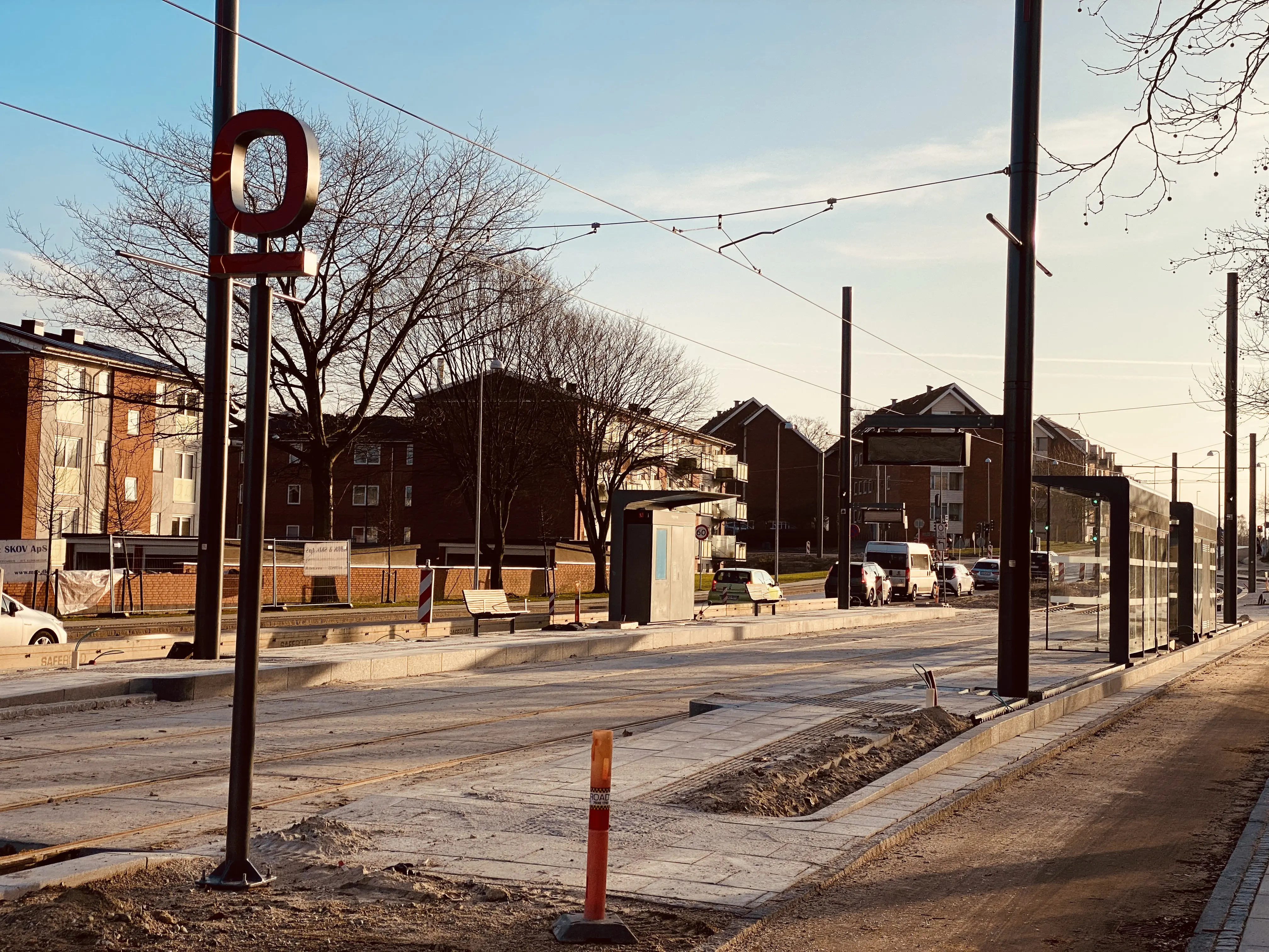 Billede af Højstrup Letbanestation. Billede af Højstrup Letbanestation.