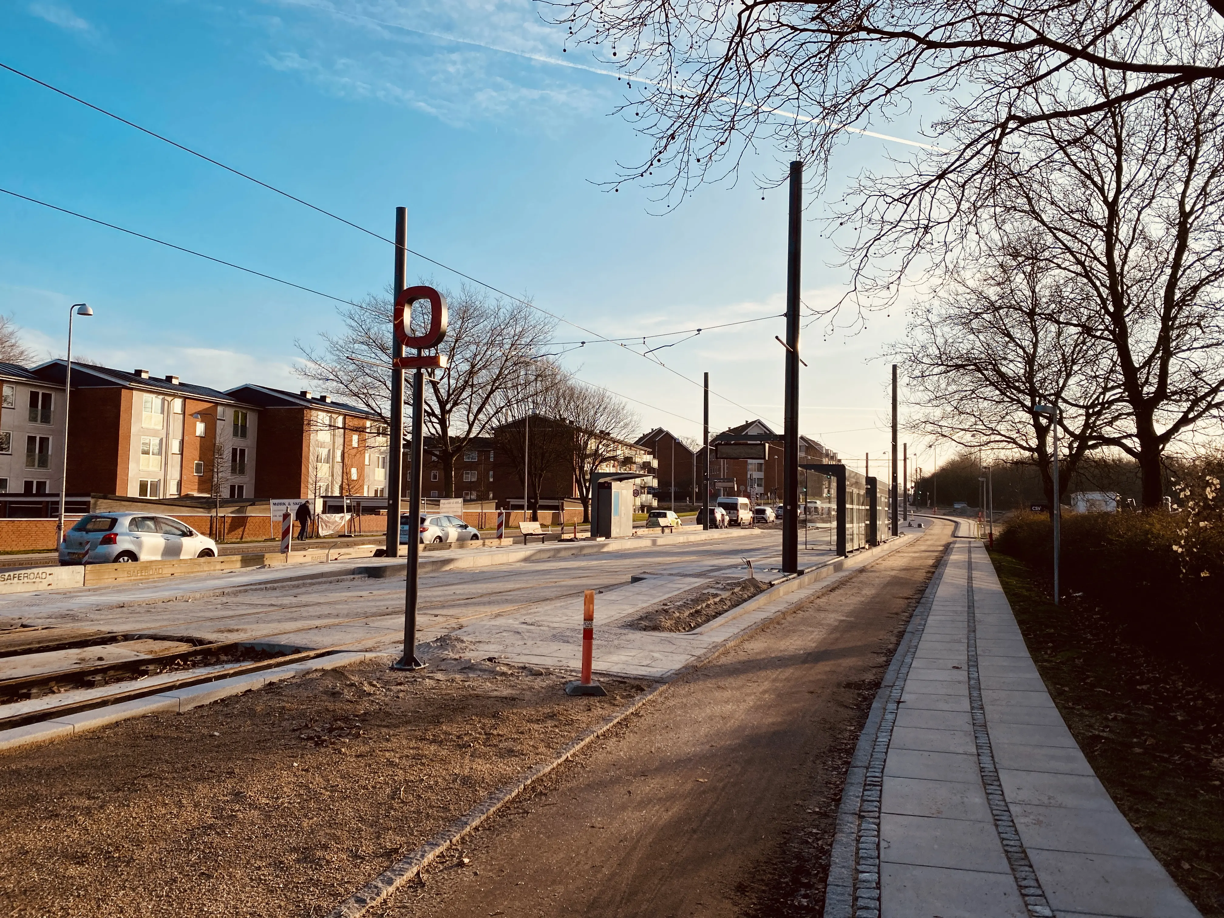 Billede af Højstrup Letbanestation. Billede af Højstrup Letbanestation.