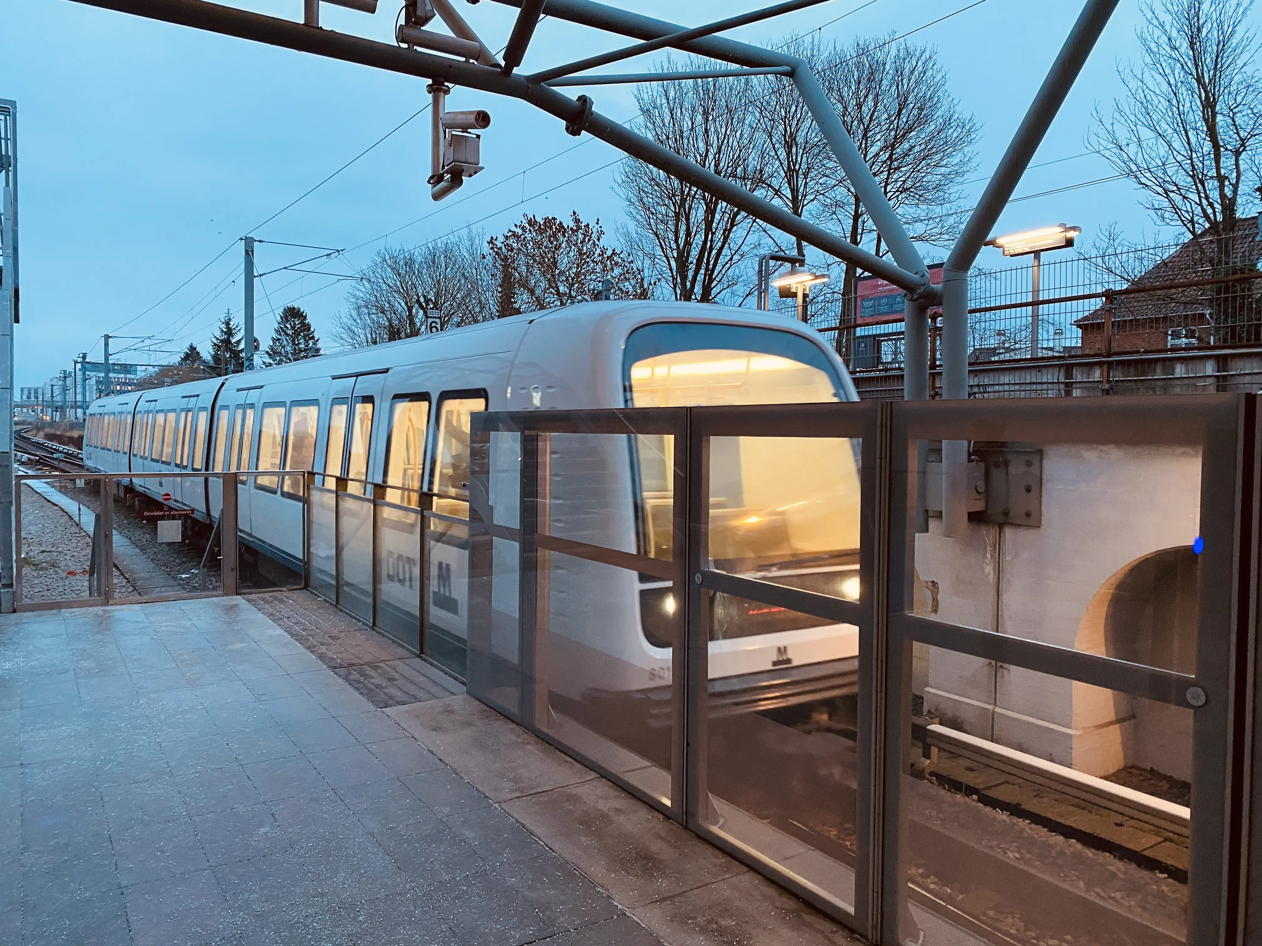 Billede af Vanløse Metrostation.