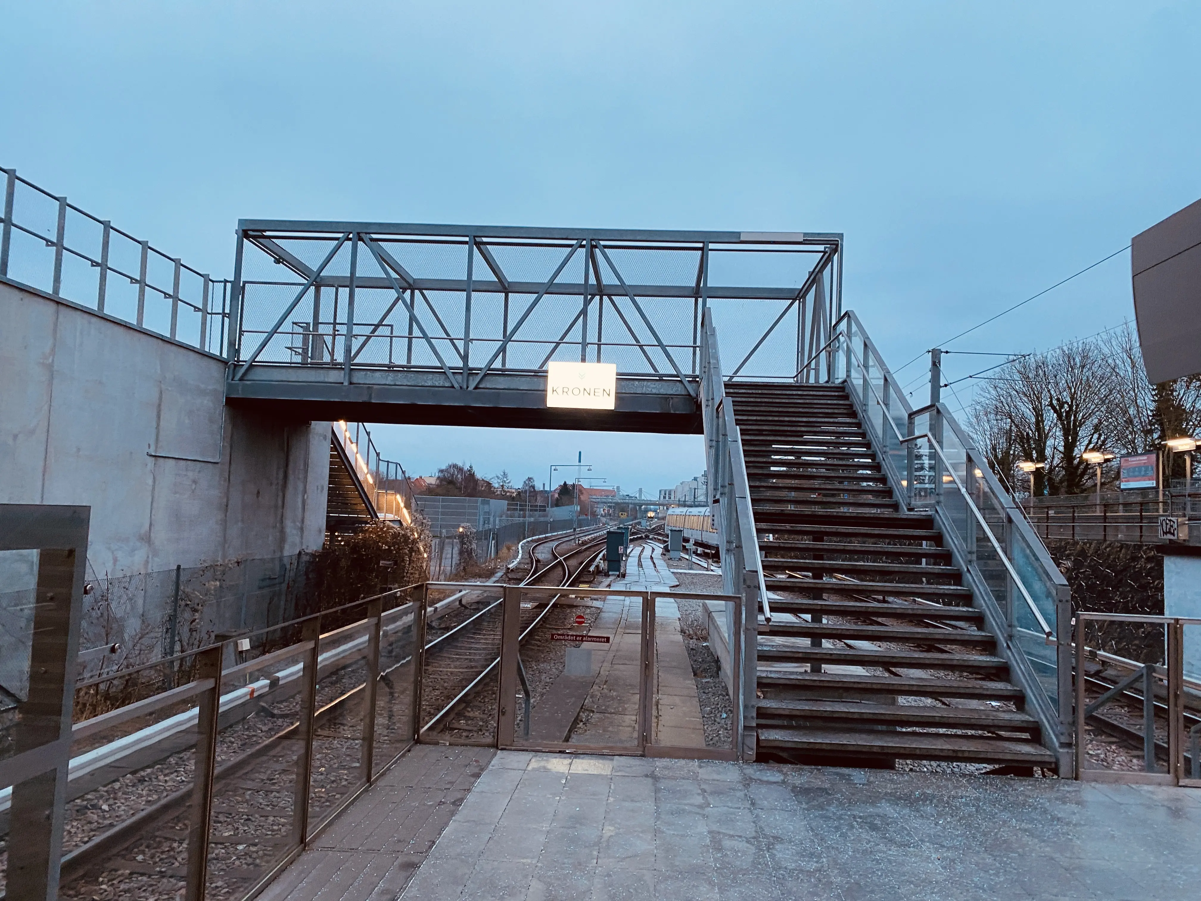 Billede af Vanløse Metrostation.