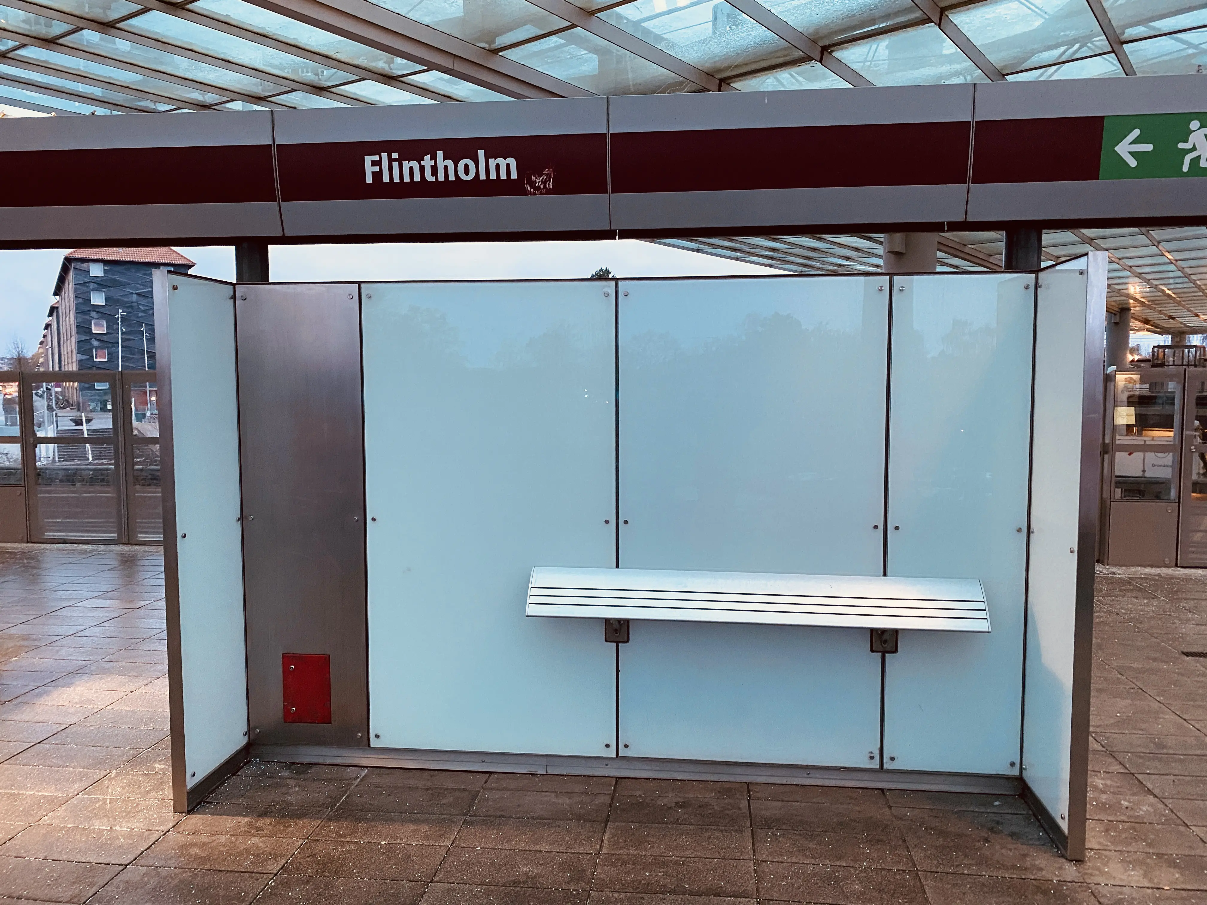 Billede af Flintholm Metrostation.