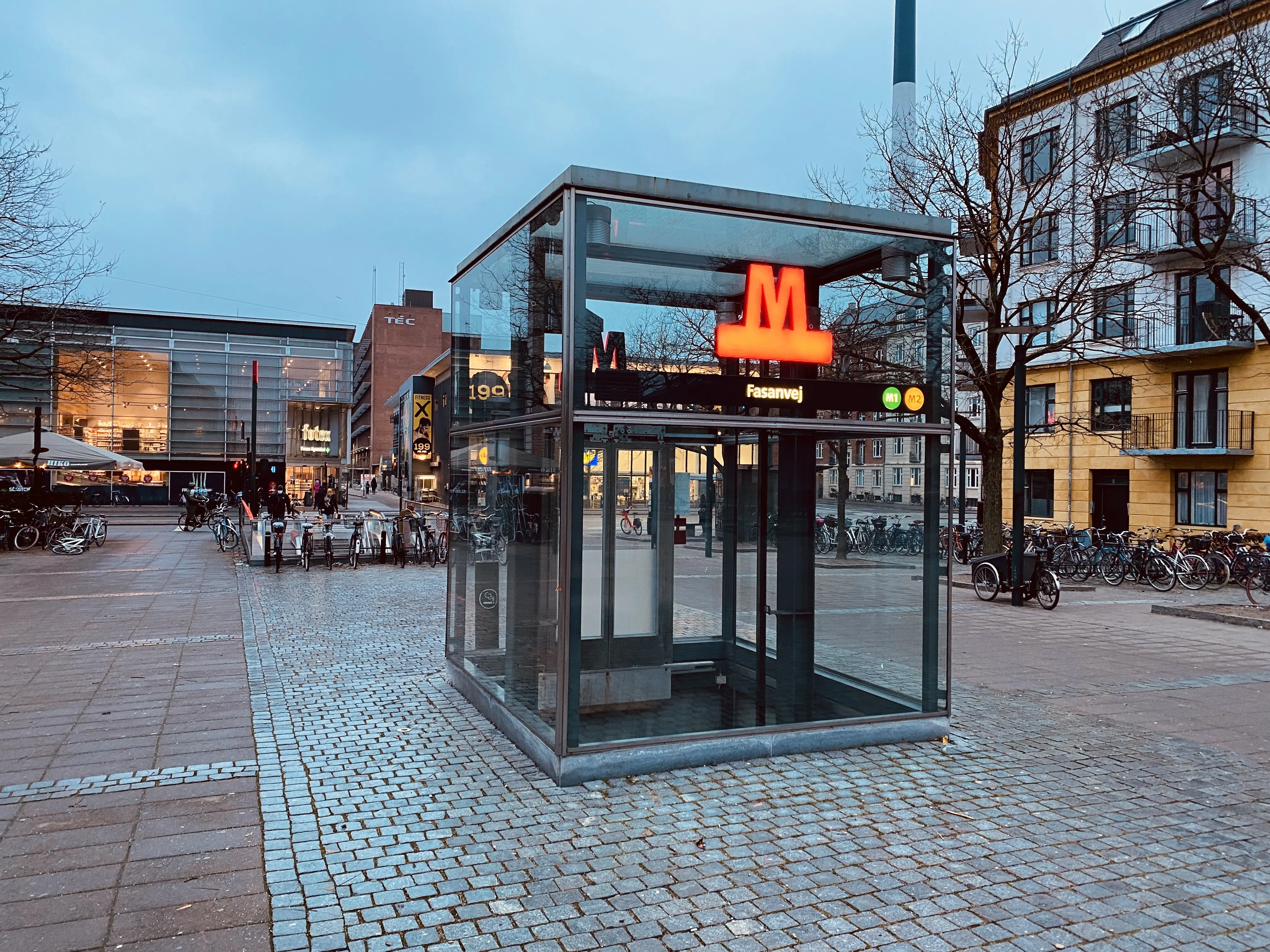 Billede af Fasanvej Metrostation.