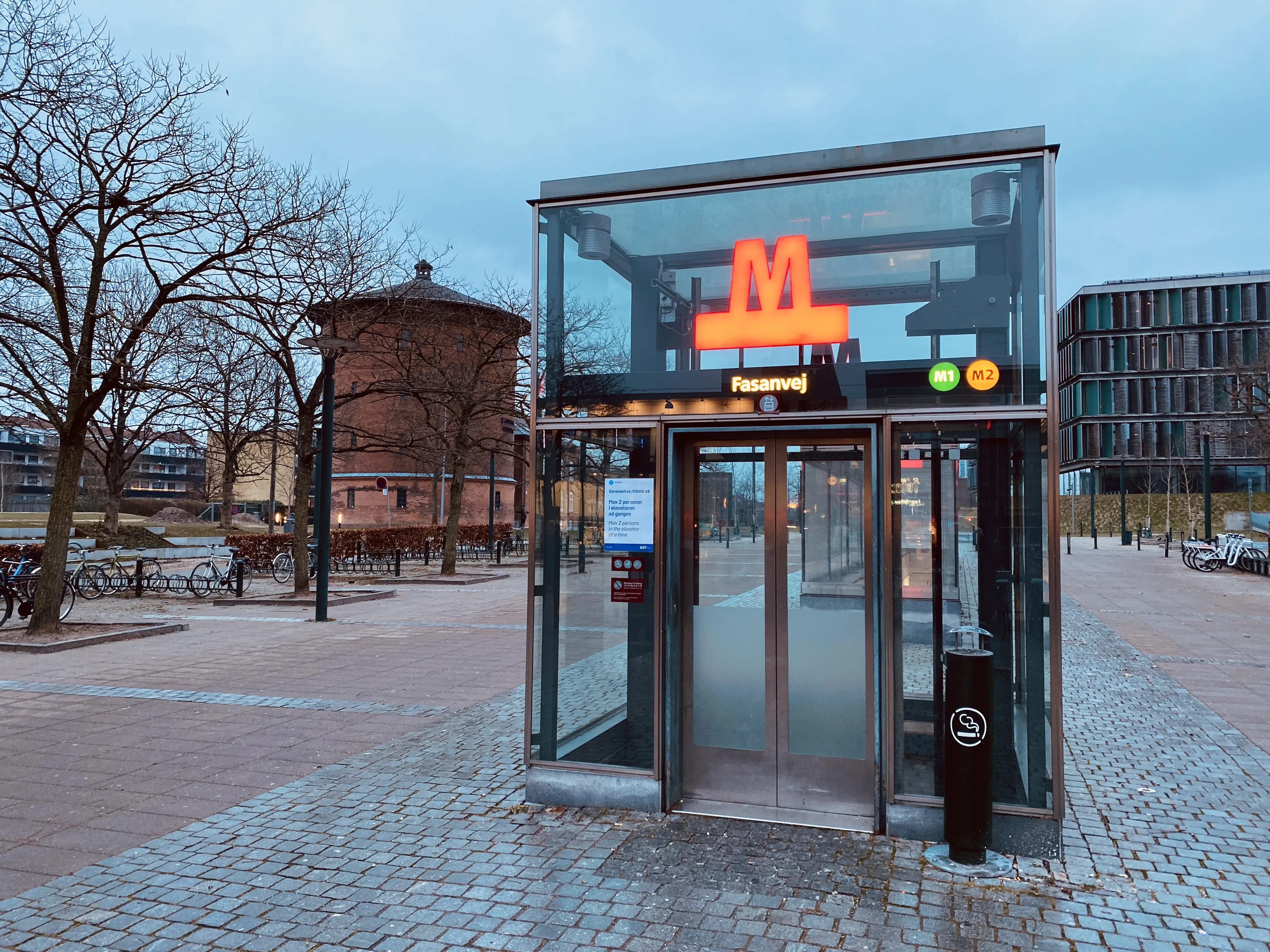 Billede af Fasanvej Metrostation. Billede af Fasanvej Metrostation.