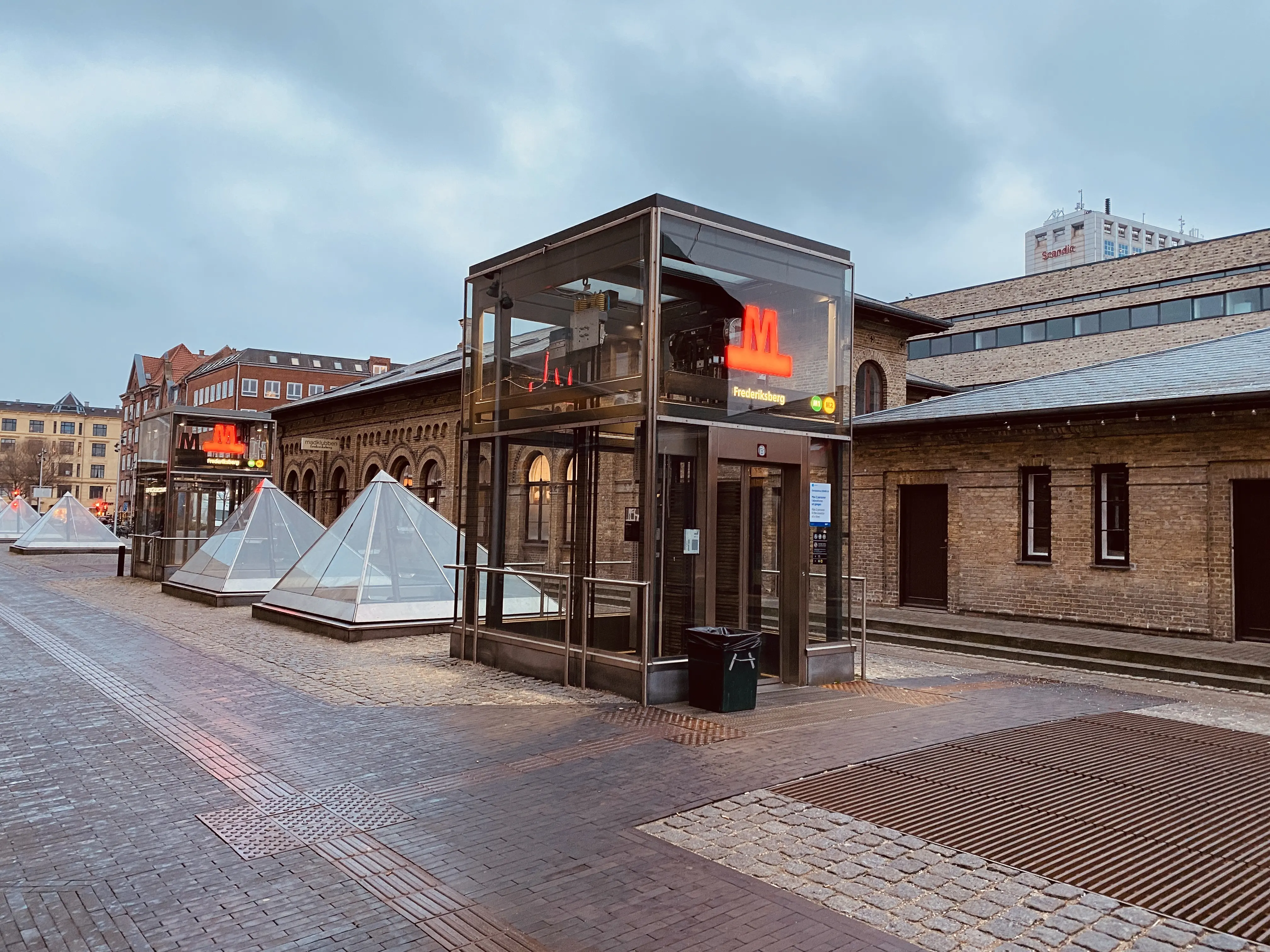 Billede af Frederiksberg Metrostation.