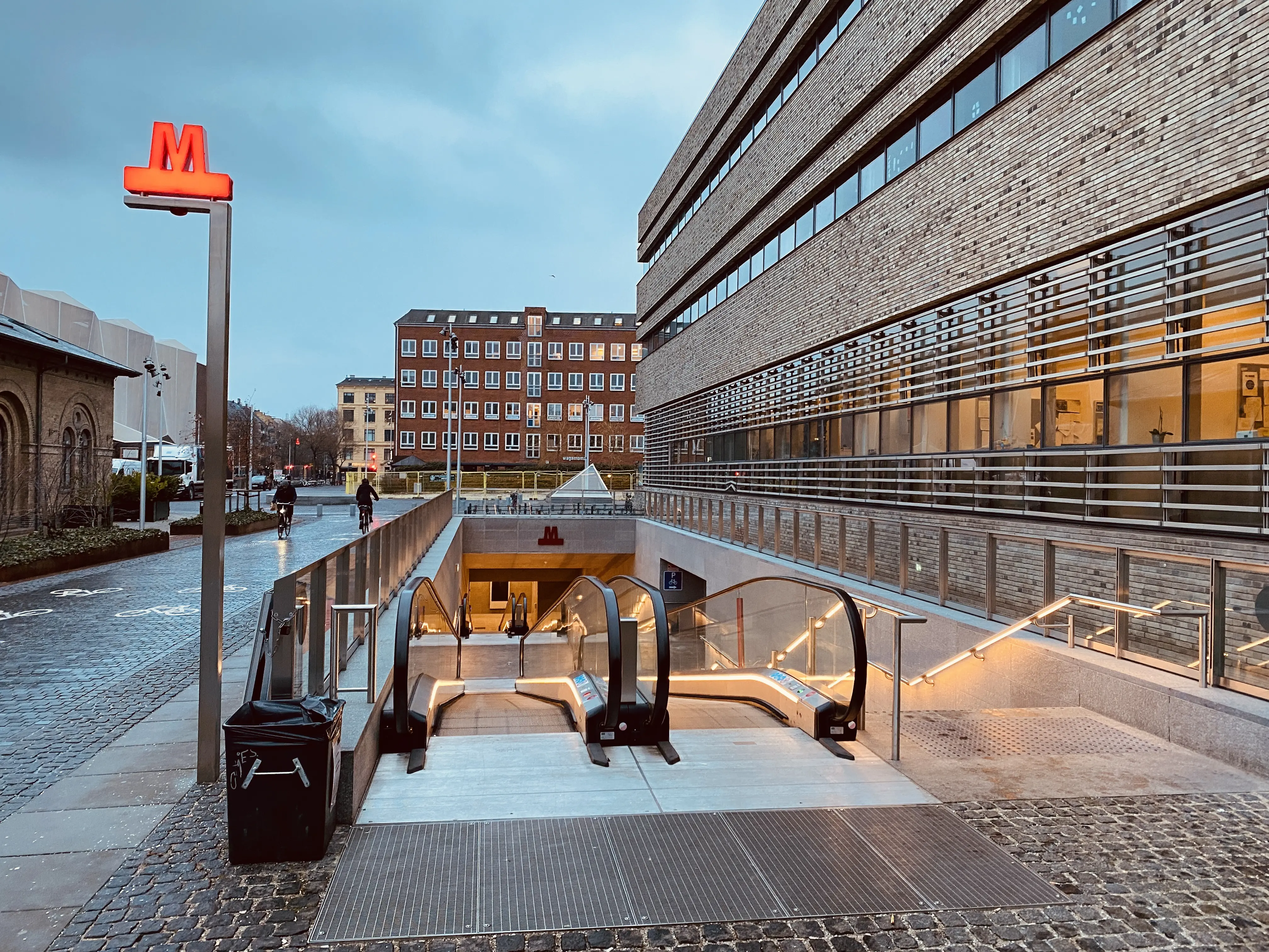 Billede af Frederiksberg Metrostation.