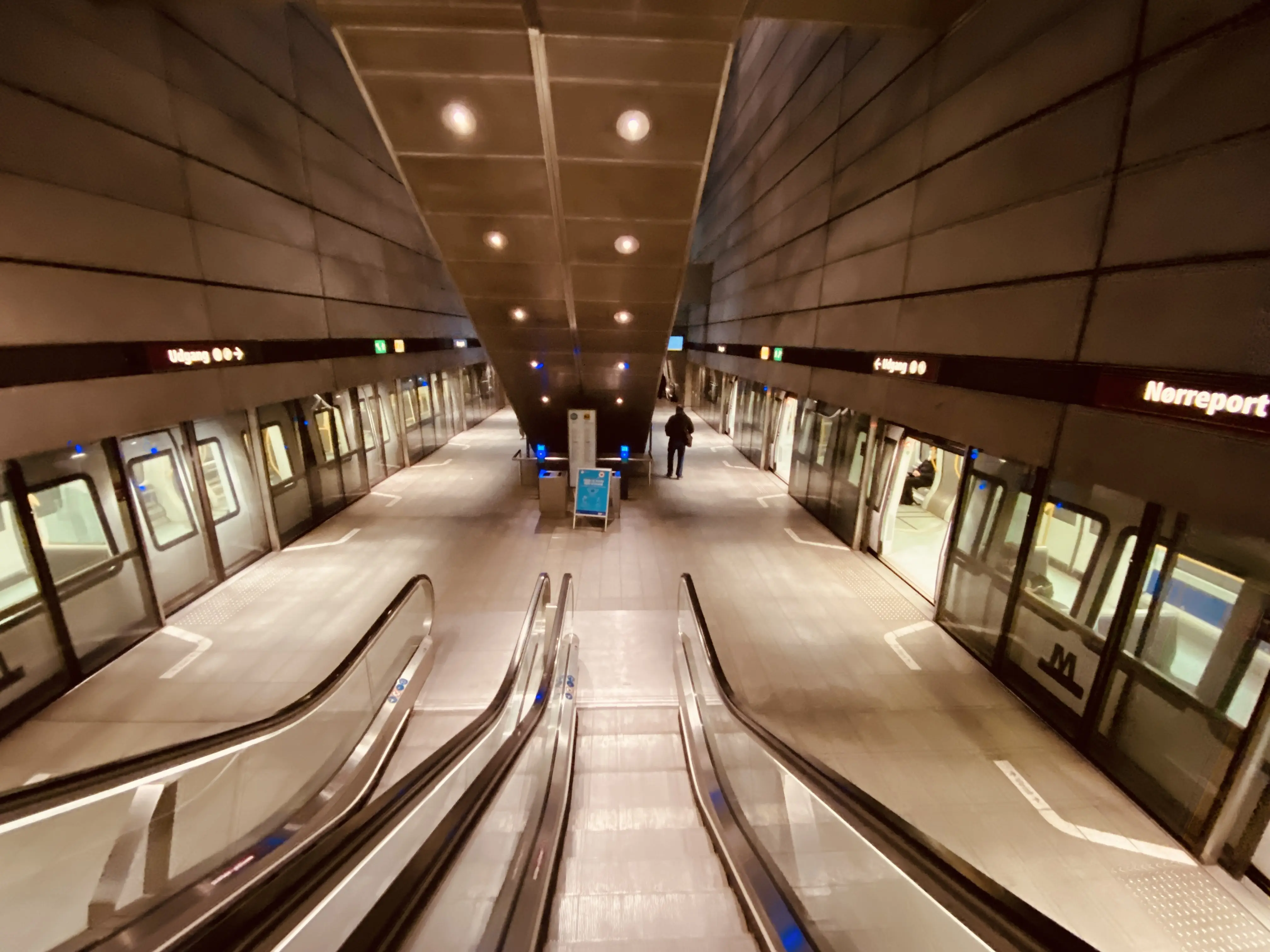 Billede af Nørreport Metrostation.