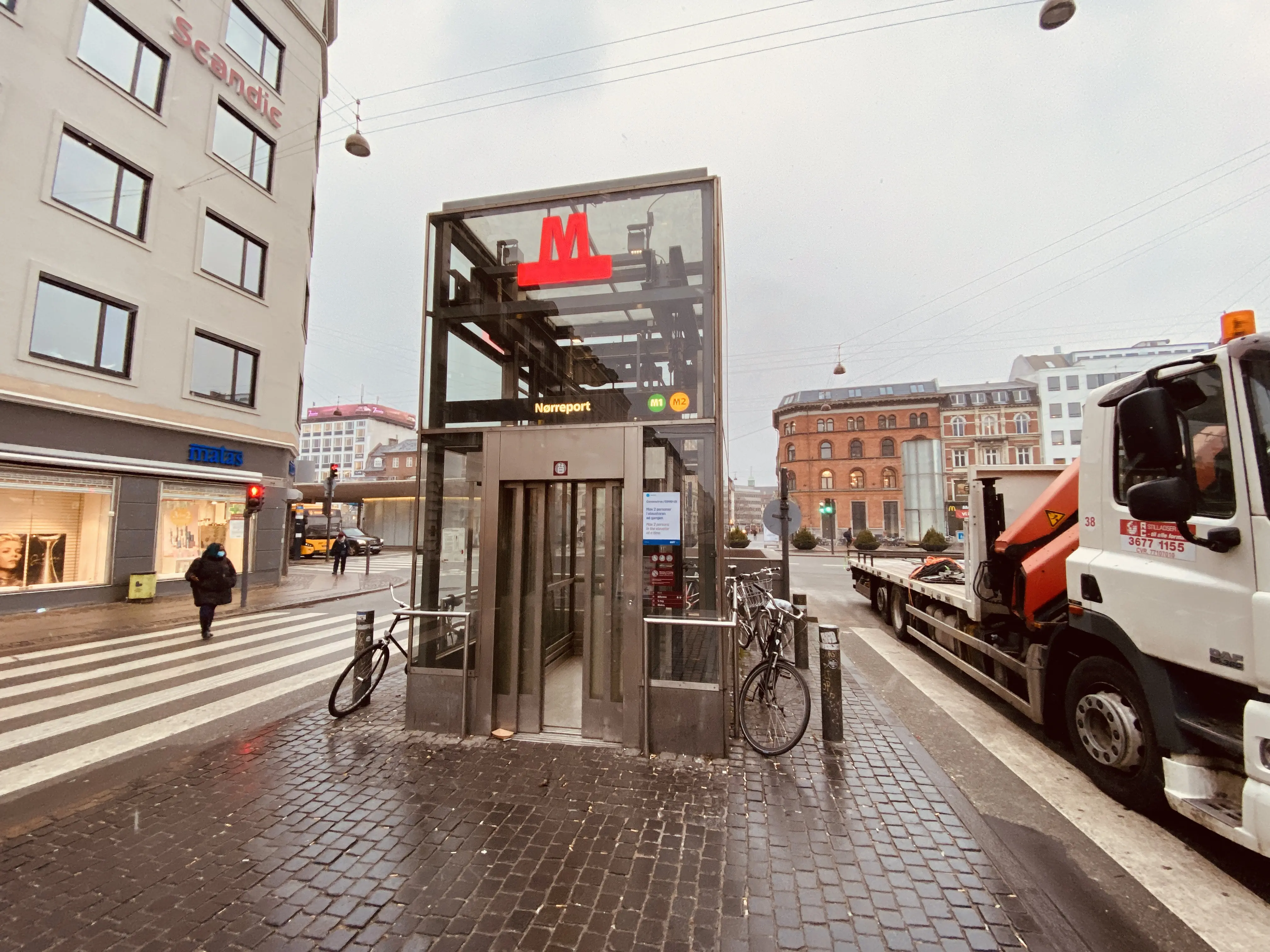 Billede af Nørreport Metrostation.