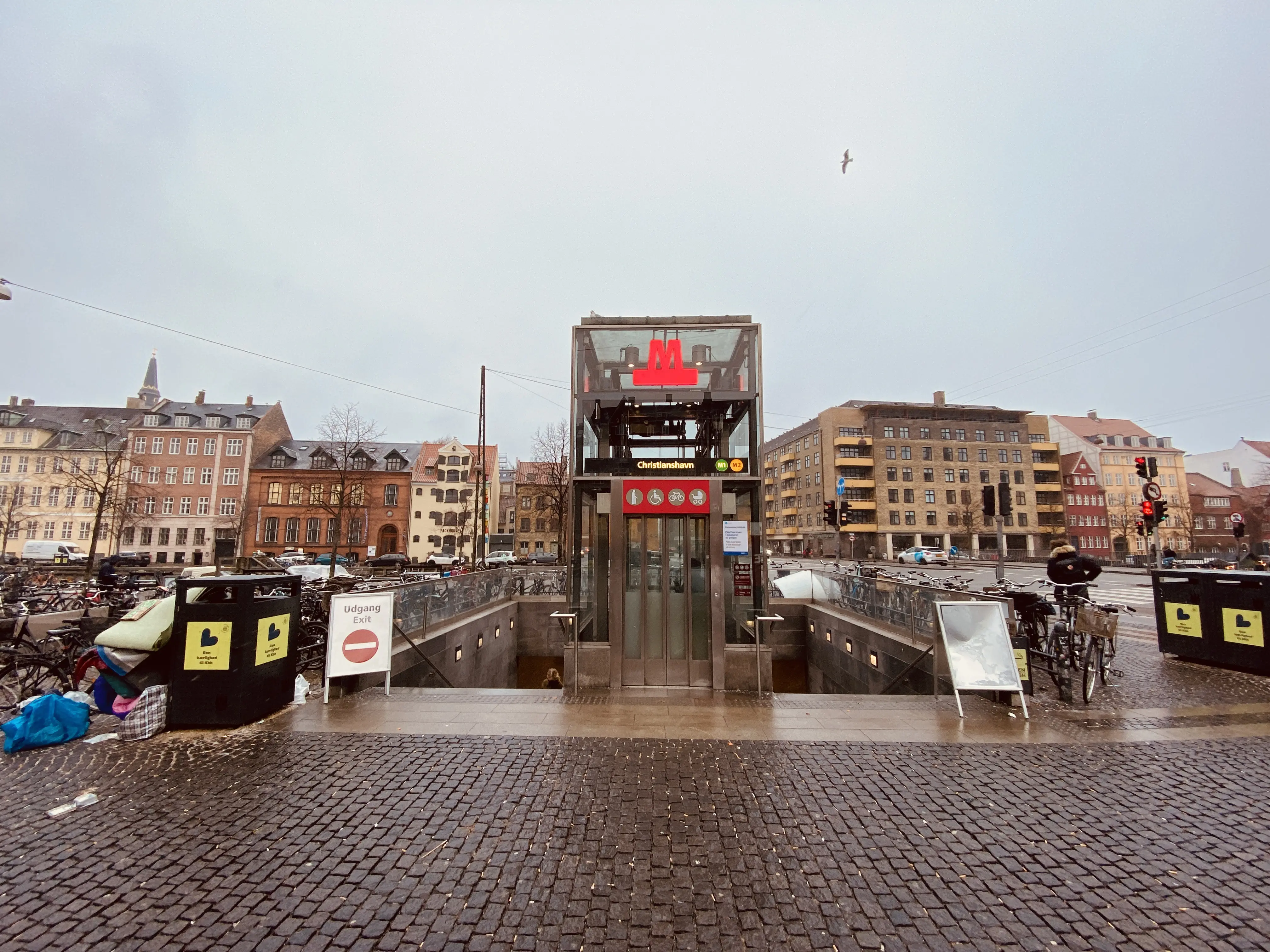 Billede af Christianshavn Metrostation.