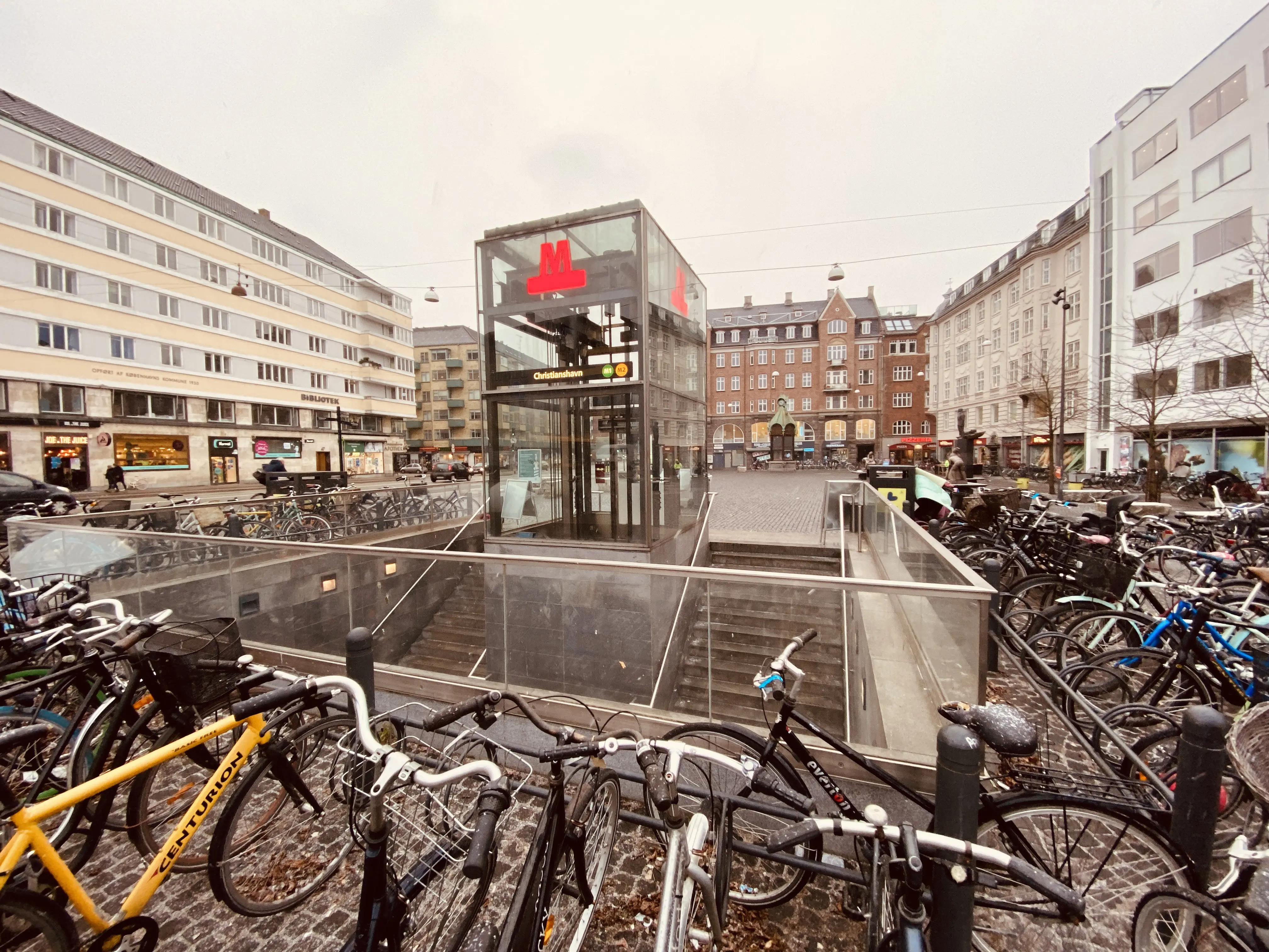 Billede af Christianshavn Metrostation.