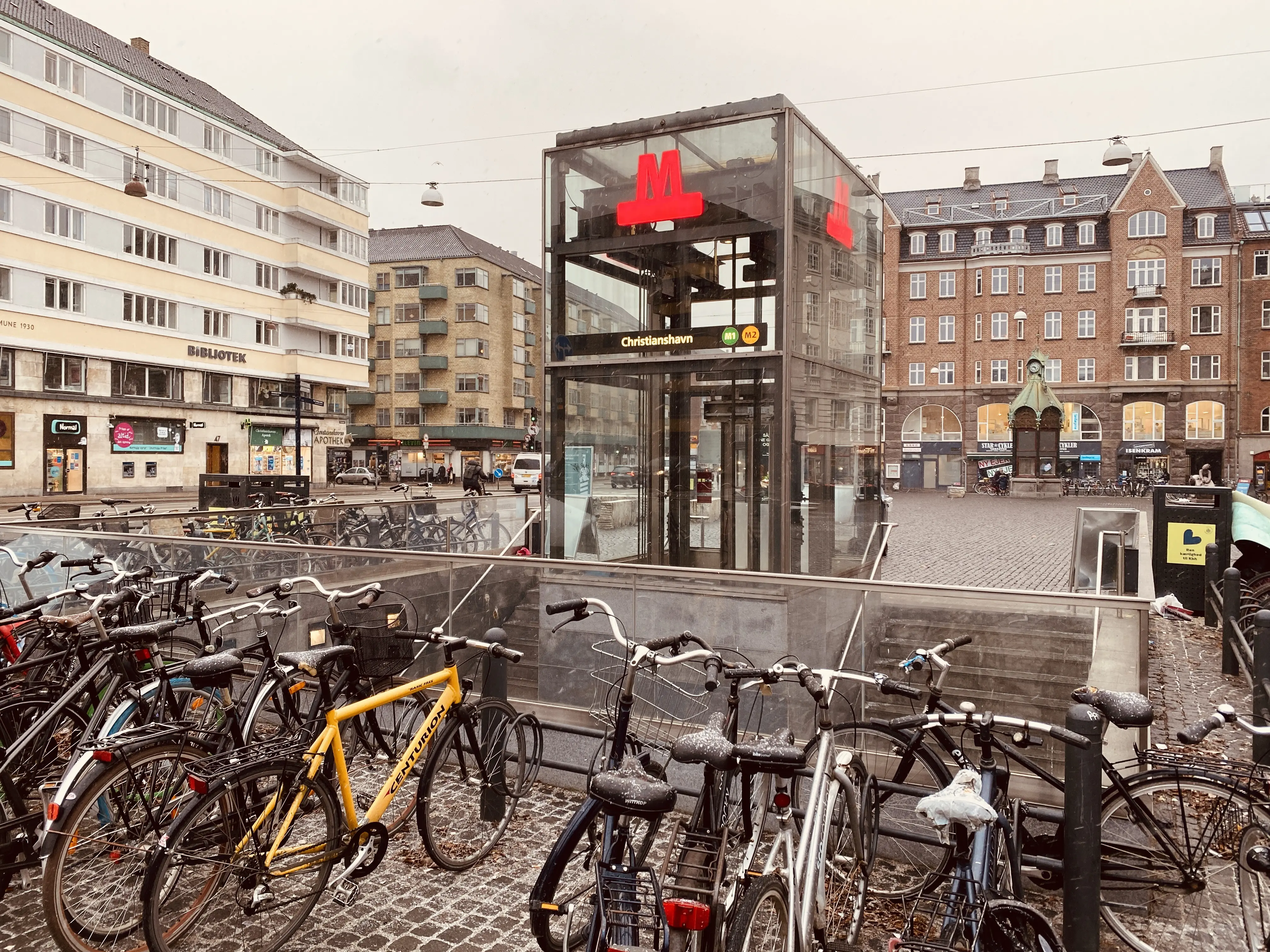 Billede af Christianshavn Metrostation.