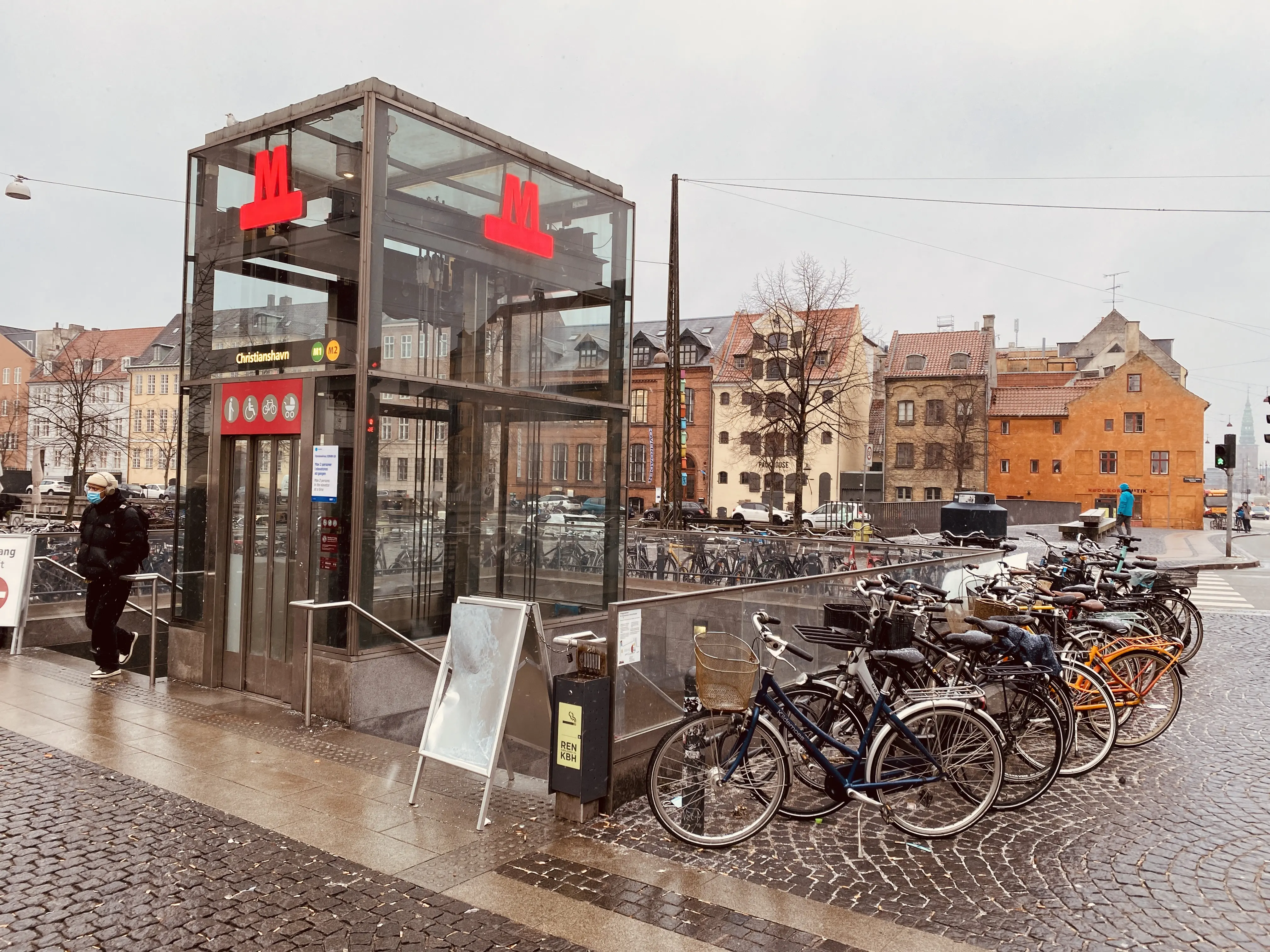 Billede af Christianshavn Metrostation.