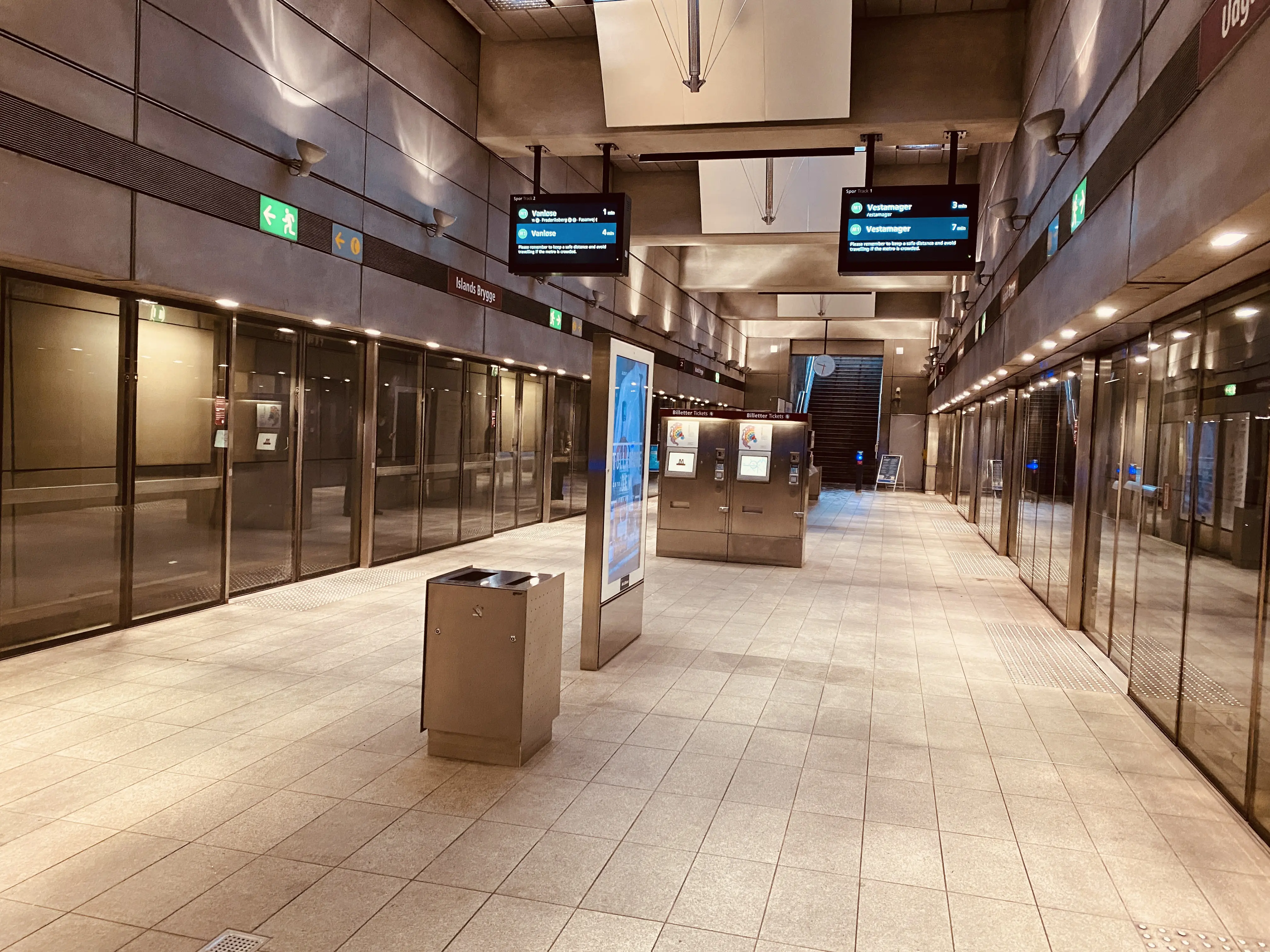 Billede af Islands Brygge Metrostation. Billede af Islands Brygge Metrostation.