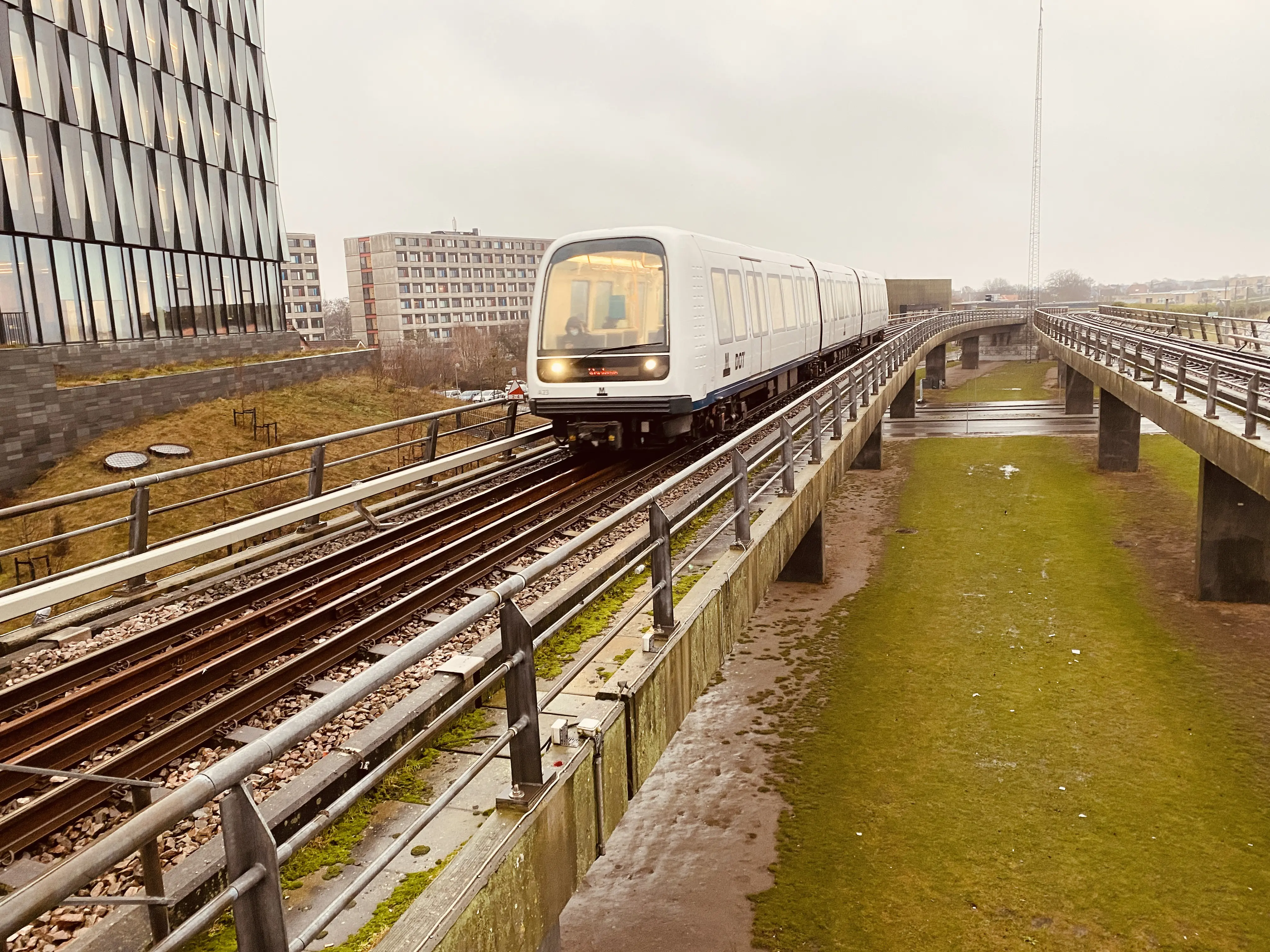 Billede af DR Byen Metrostation.