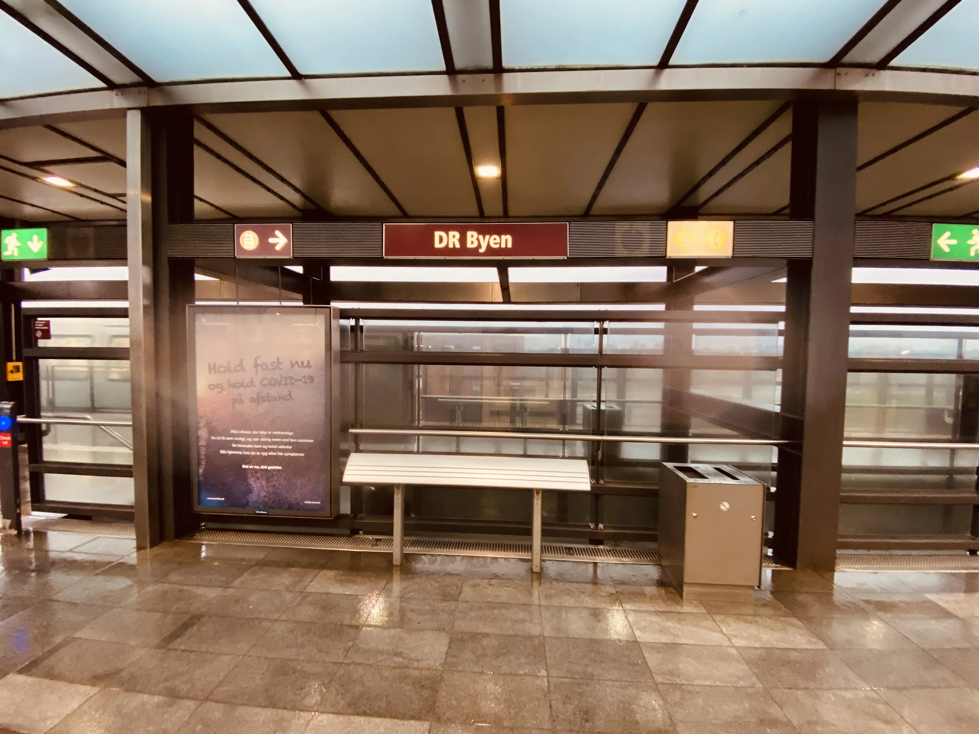 Billede af DR Byen Metrostation.