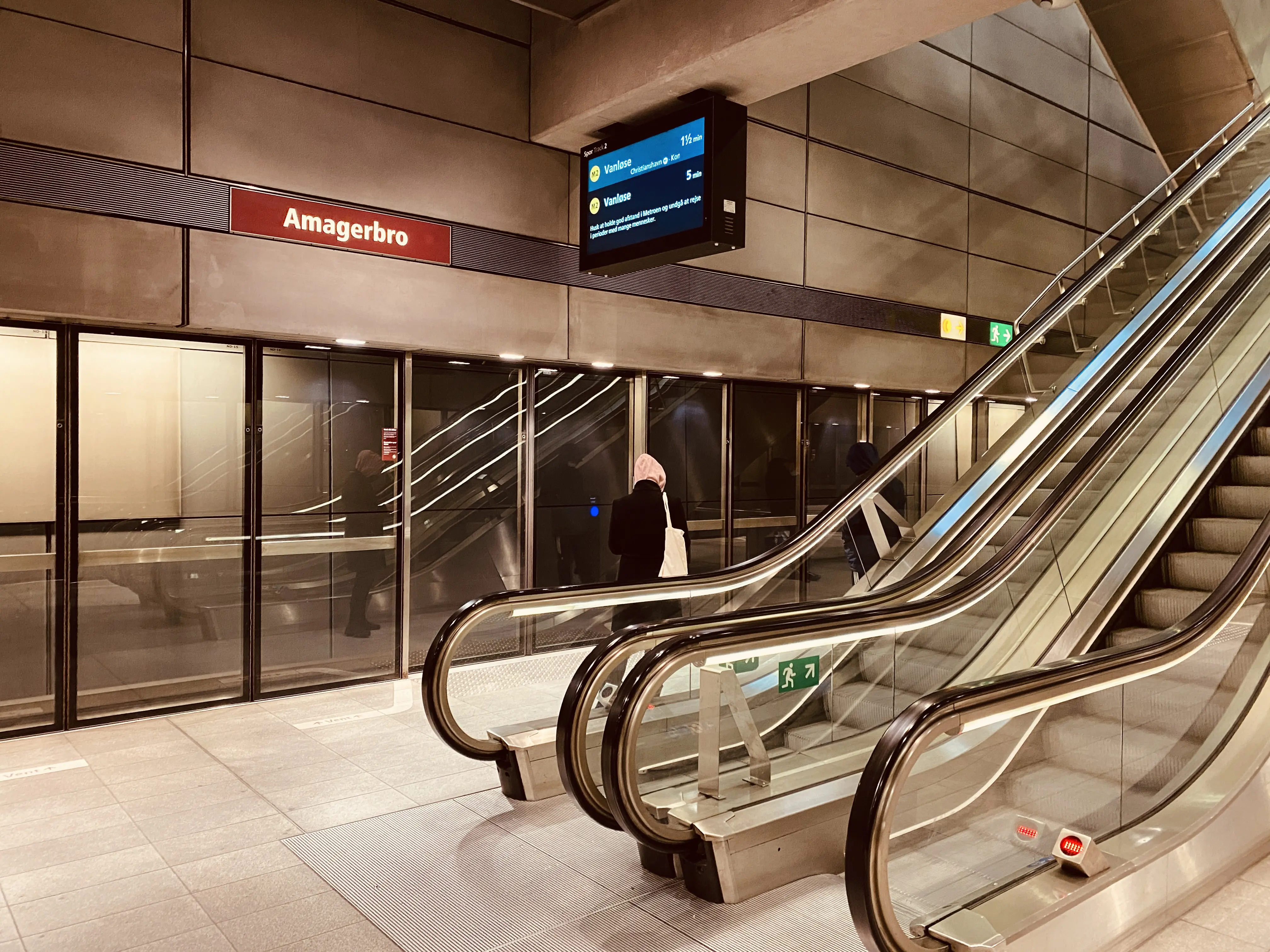 Billede af Amagerbro Metrostation. Billede af Amagerbro Metrostation.