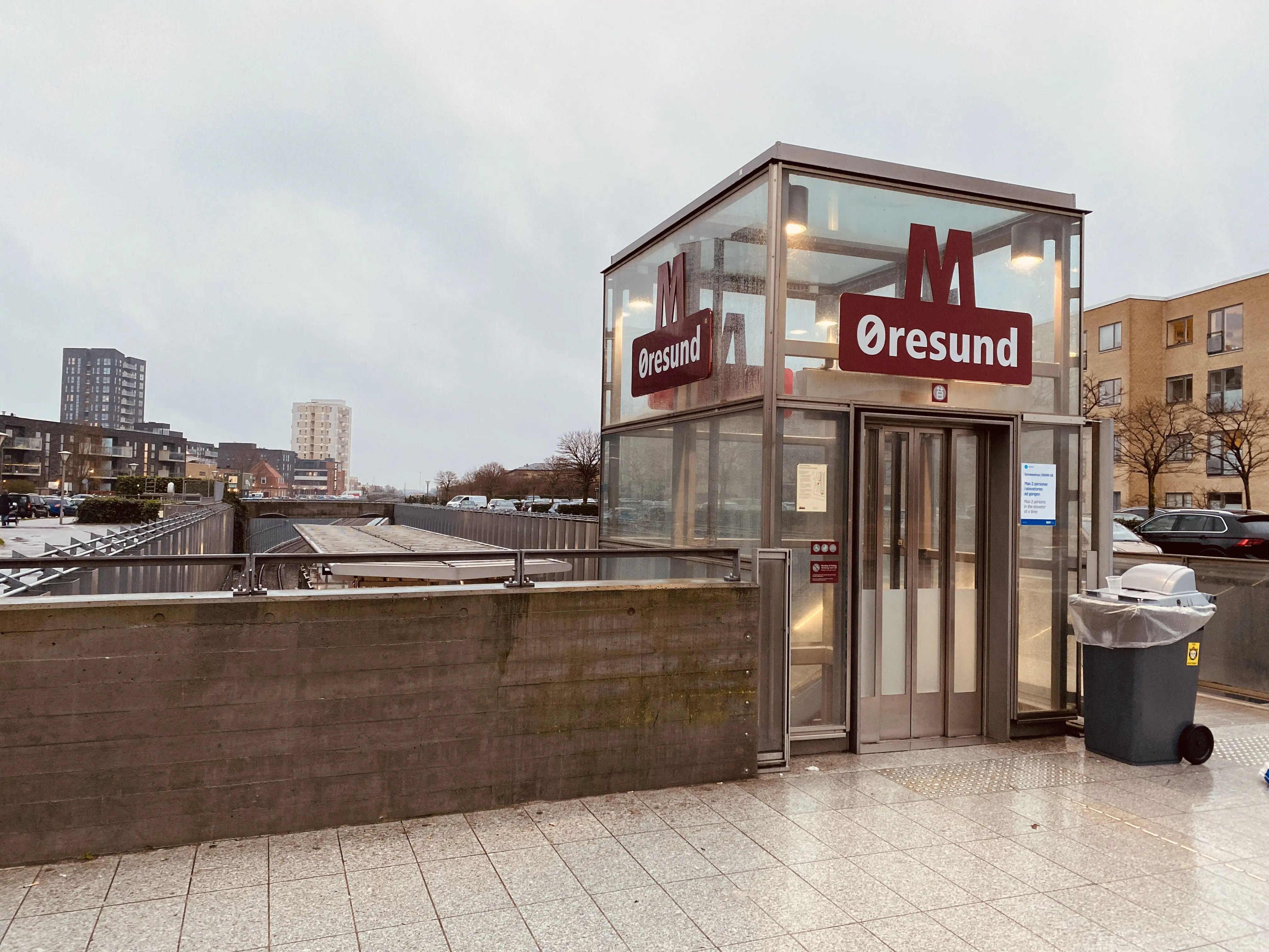 Billede af Øresund Metrostation.