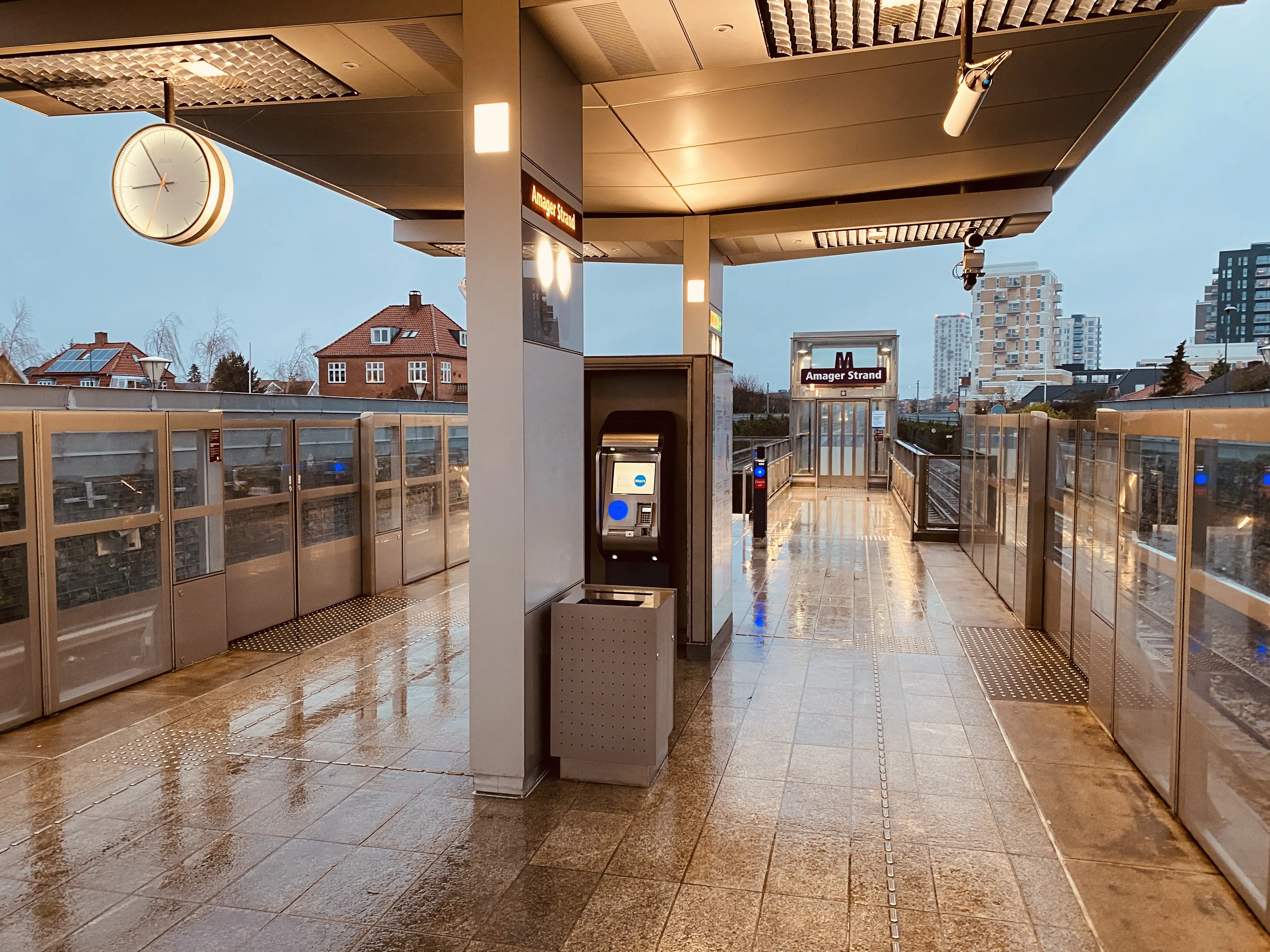 Billede af Amager Strand Metrostation.