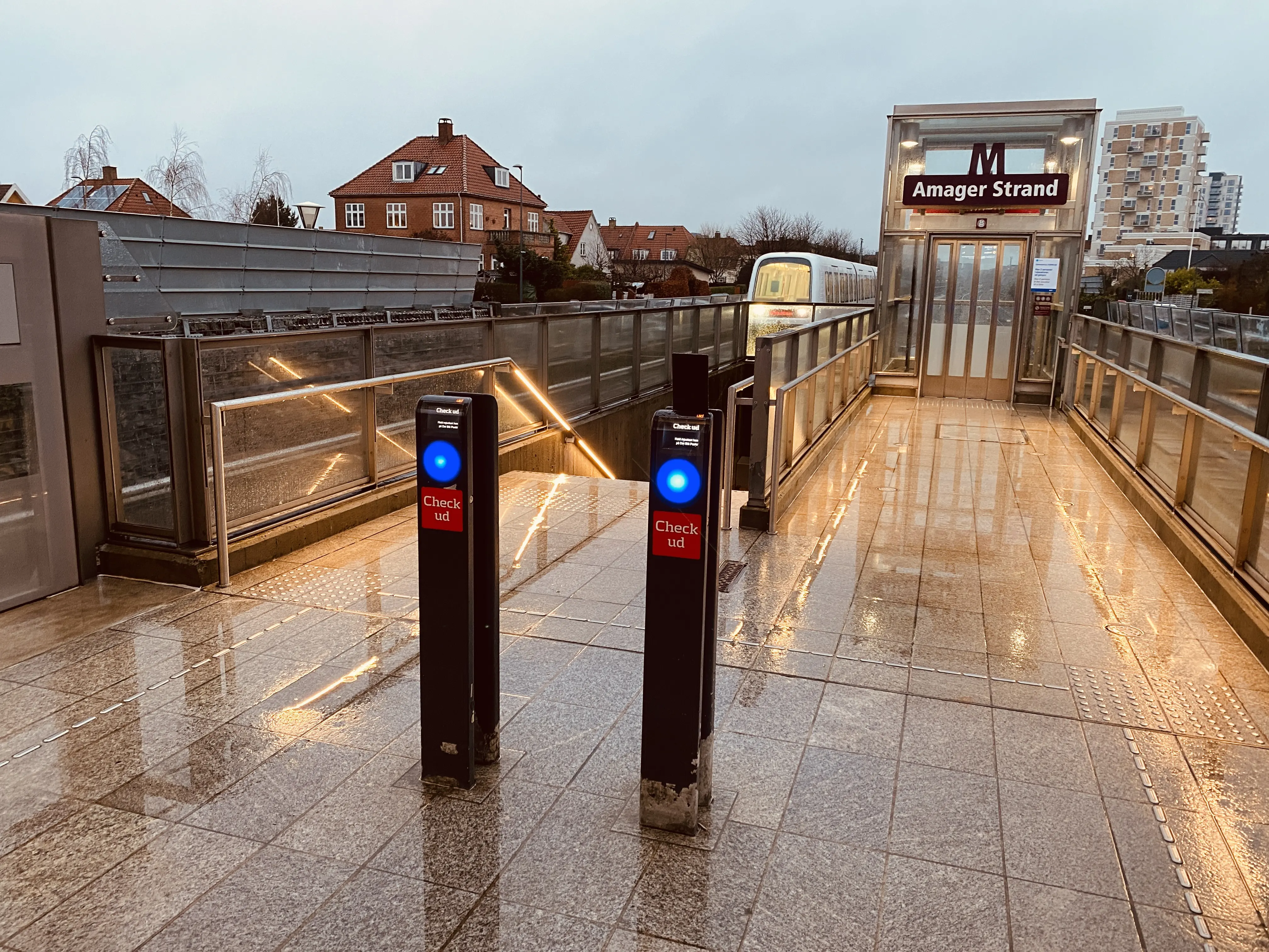 Billede af Amager Strand Metrostation.