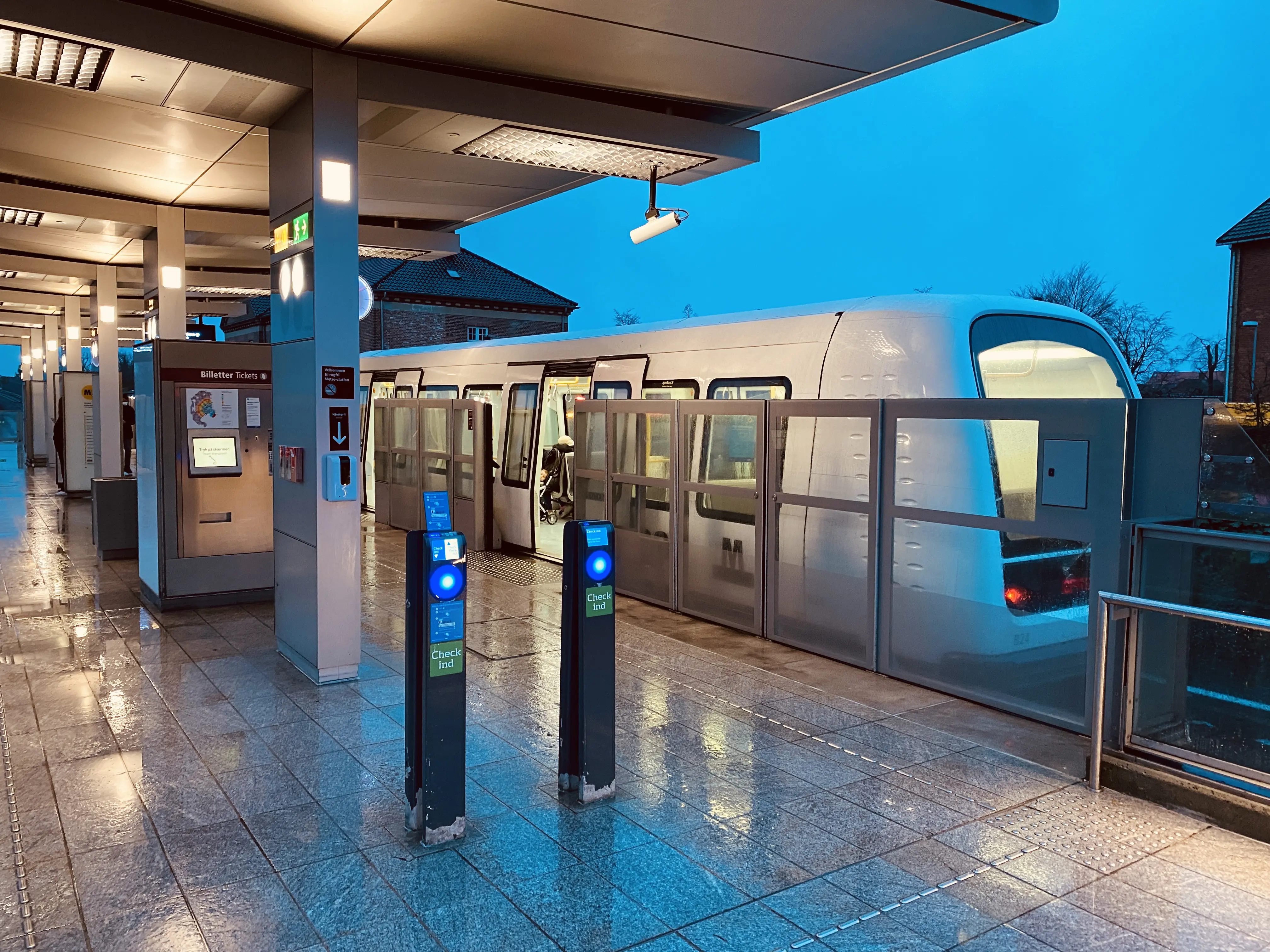 Billede af Kastrup Metrostation. Billede af Kastrup Metrostation.